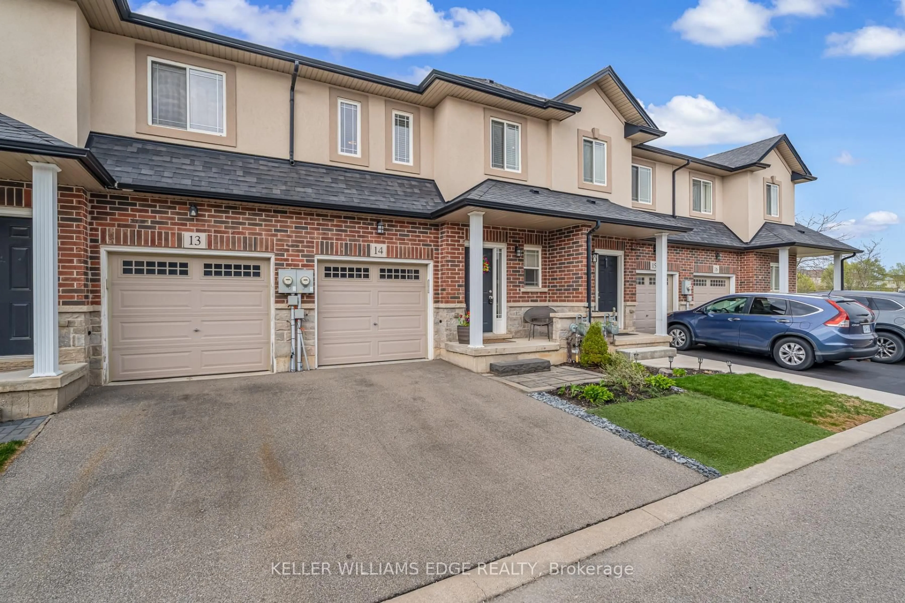 A pic from outside/outdoor area/front of a property/back of a property/a pic from drone, street for 9 Hampton Brook Way #14, Hamilton Ontario L0R 1W0