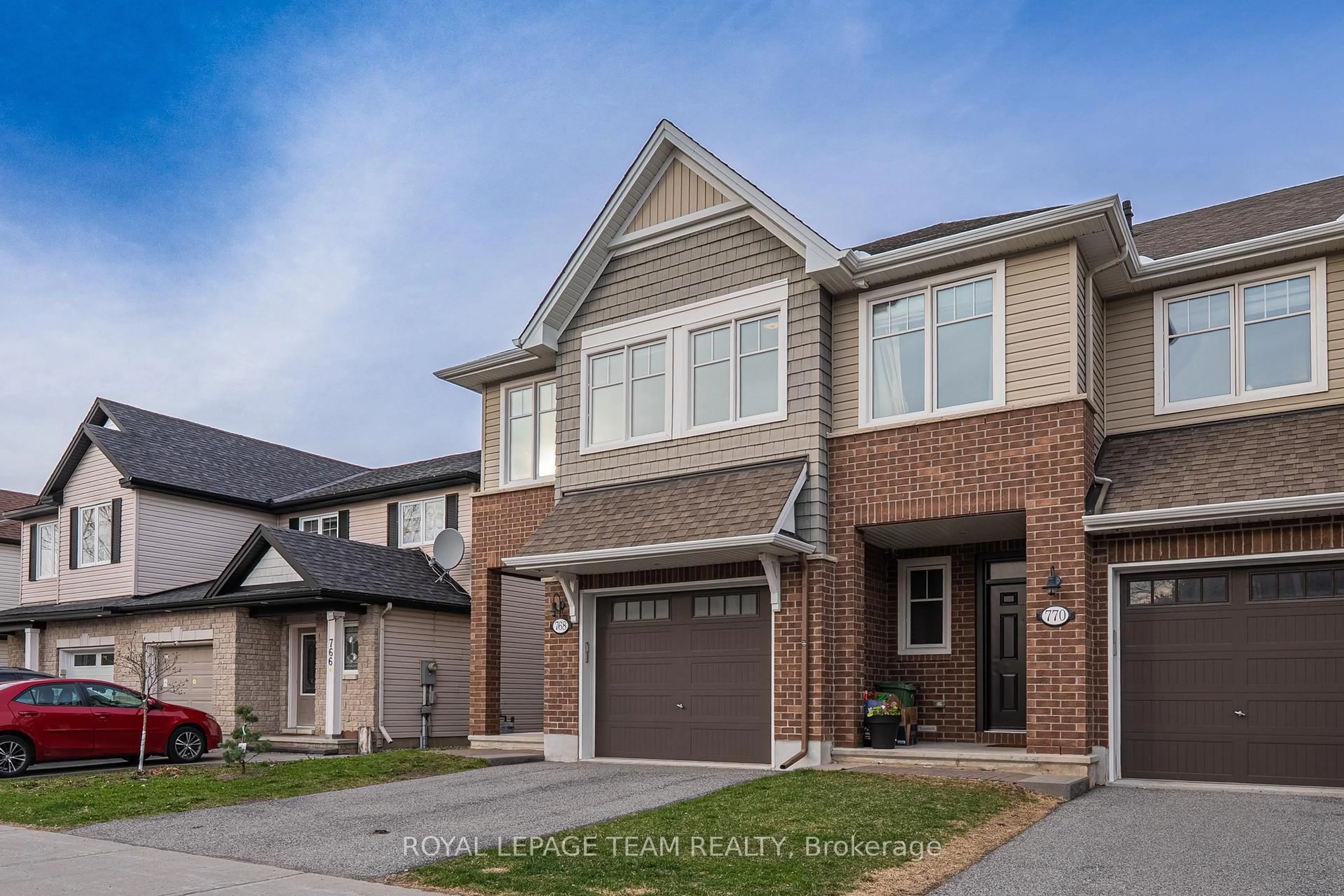 Home with brick exterior material, street for 768 CEDAR CREEK Dr, Gloucester Ontario K1T 0B2