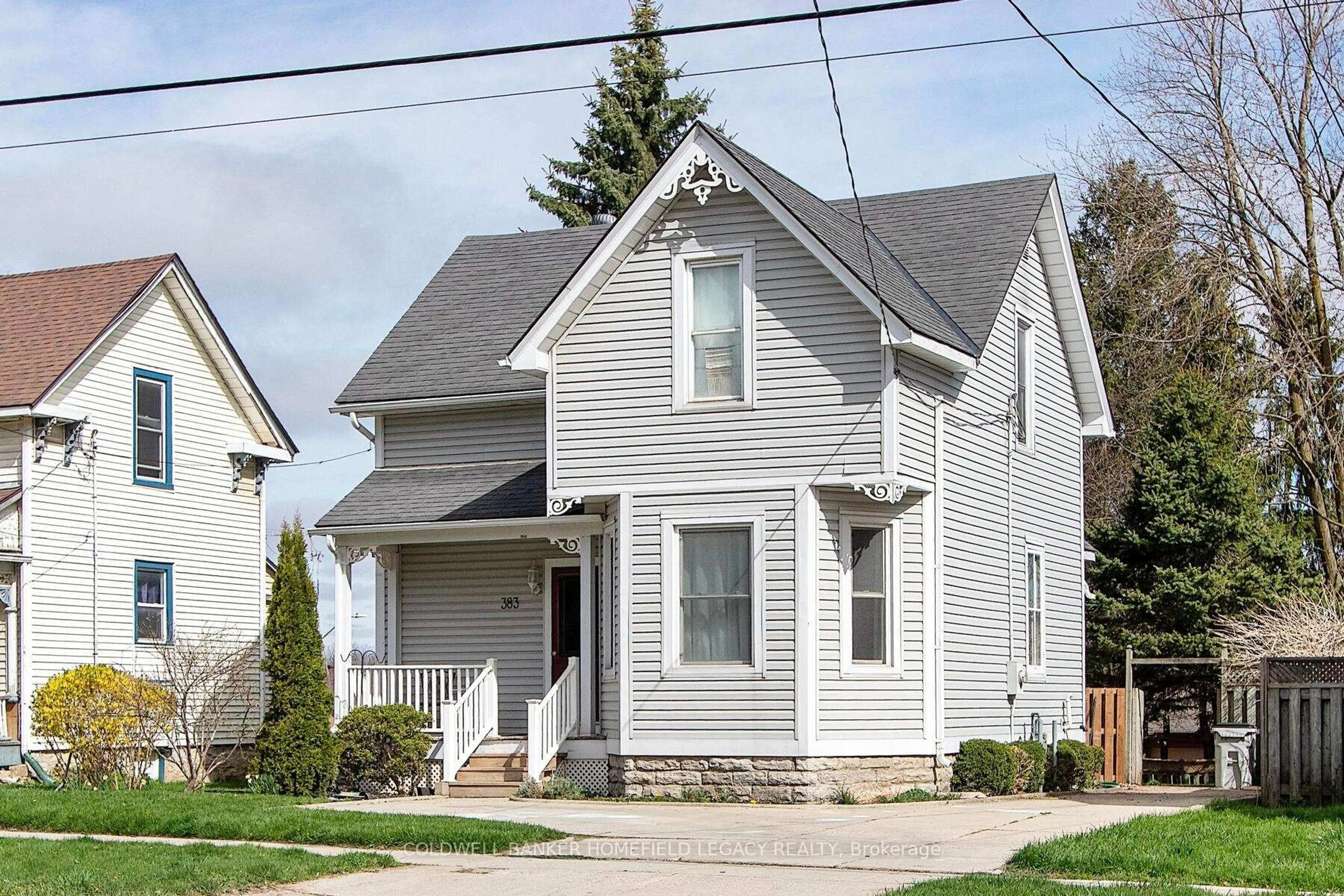 Home with vinyl exterior material, street for 383 Queen St, St. Marys Ontario N4X 1A1