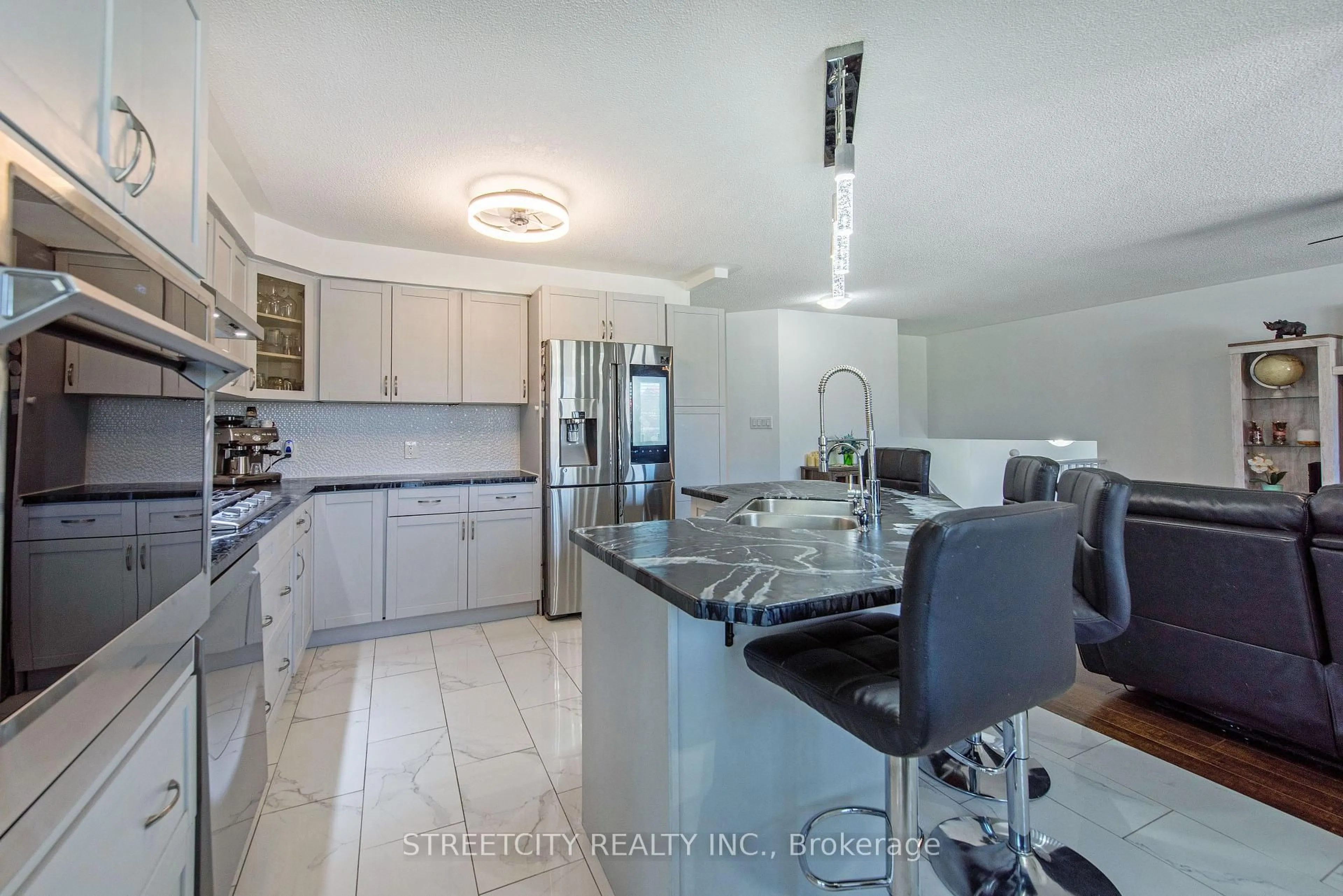 Open concept kitchen, ceramic/tile floor for 8571 Glendon Dr, Strathroy Caradoc Ontario N0L 1W0