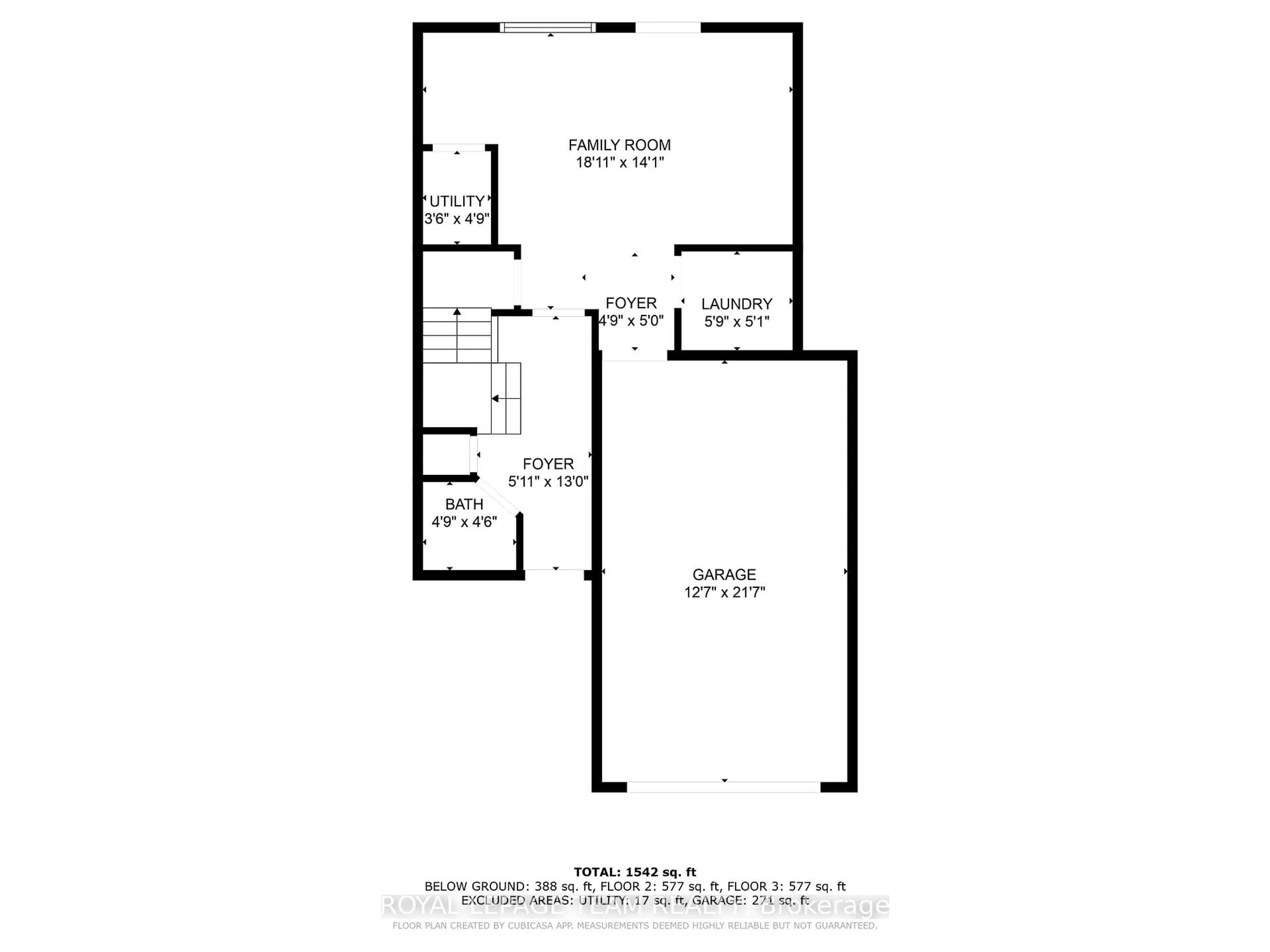 Floor plan for 1529 Thurlow St, Orleans Ontario K4A 2K9