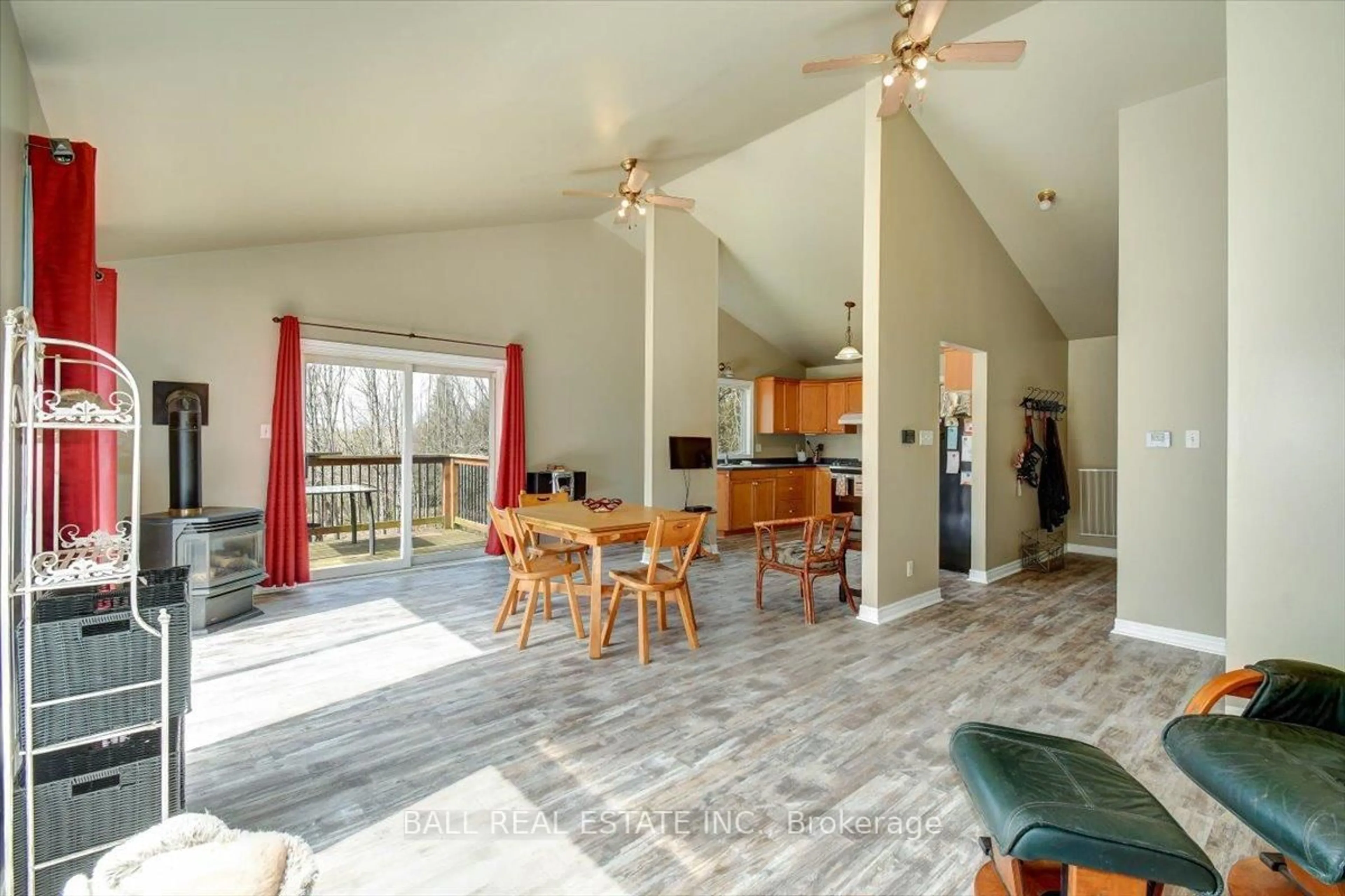 Open concept kitchen, unknown for 61 North Rusaw Rd, North Kawartha Ontario K0L 1A0