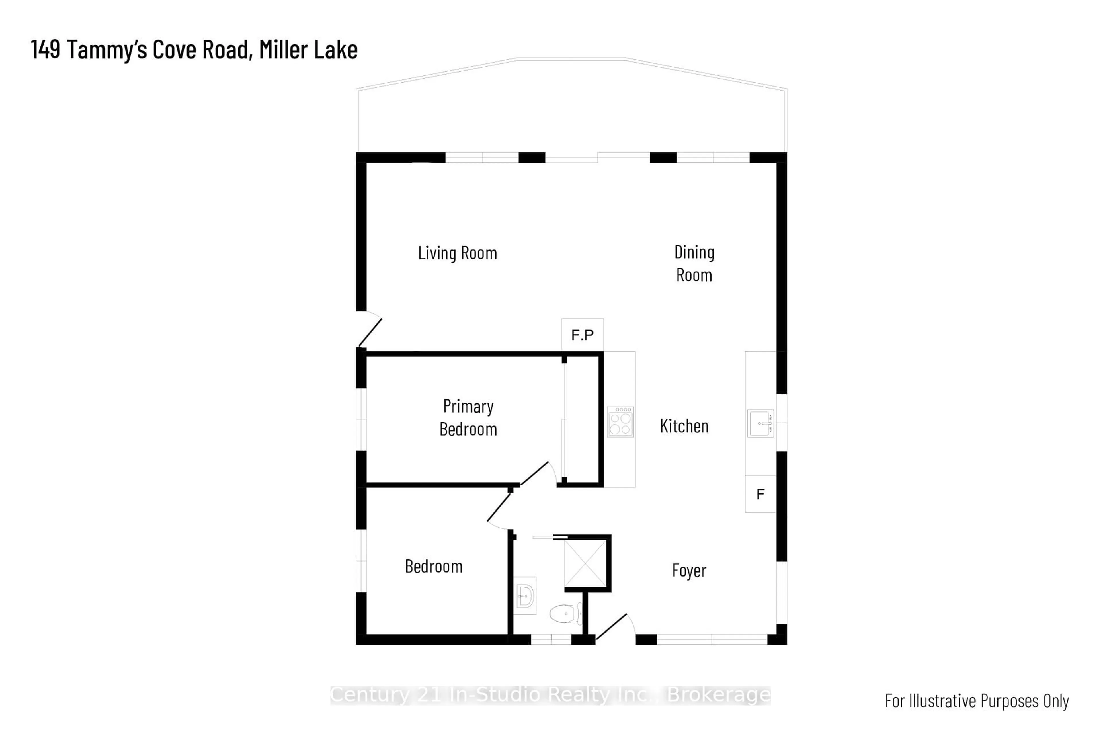 Floor plan for 149 Tammy's Cove Rd, Northern Bruce Peninsula Ontario N0H 1W0