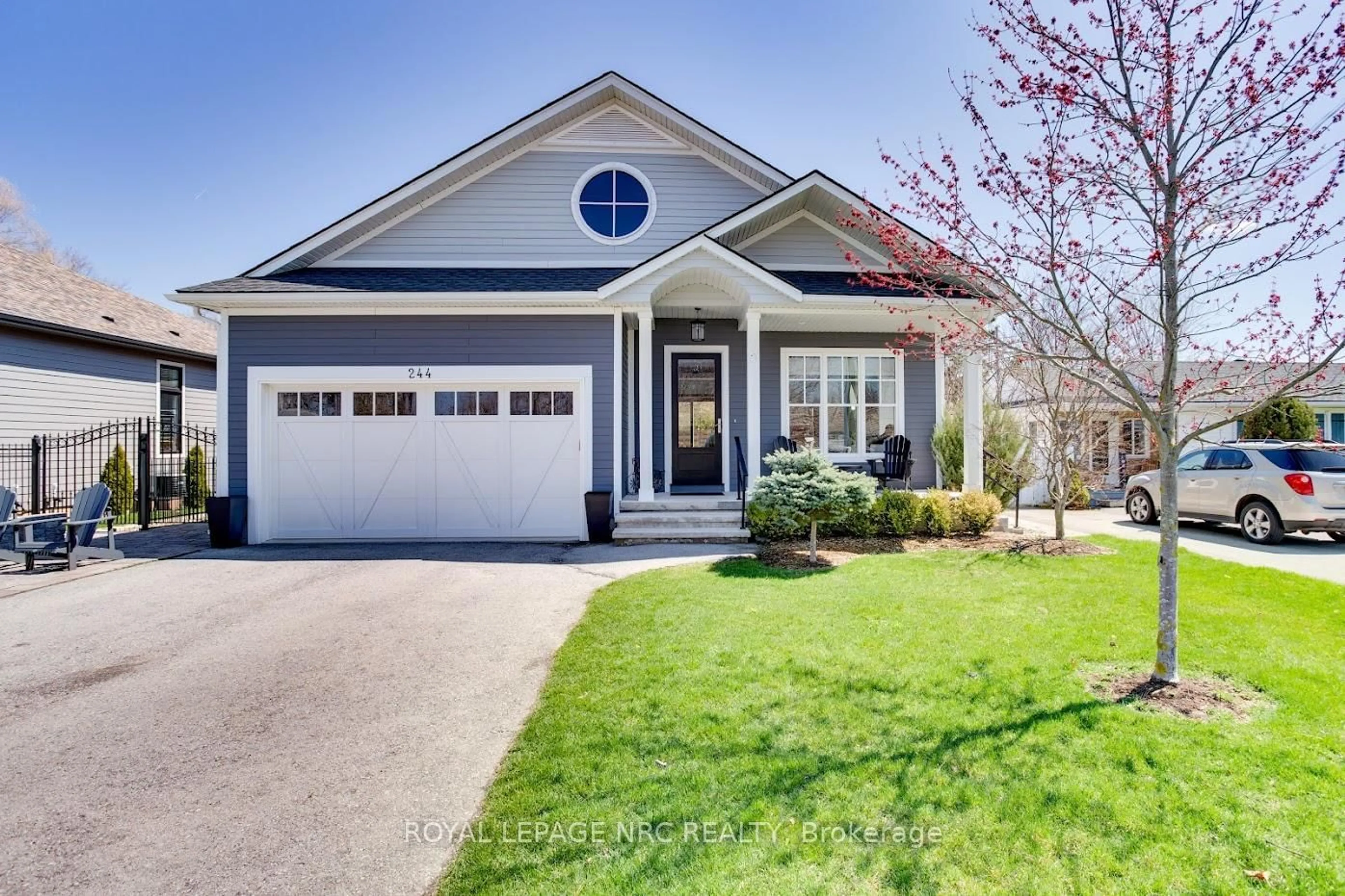 Home with vinyl exterior material, street for 244 CHERRY HILL Blvd, Fort Erie Ontario L0S 1B0