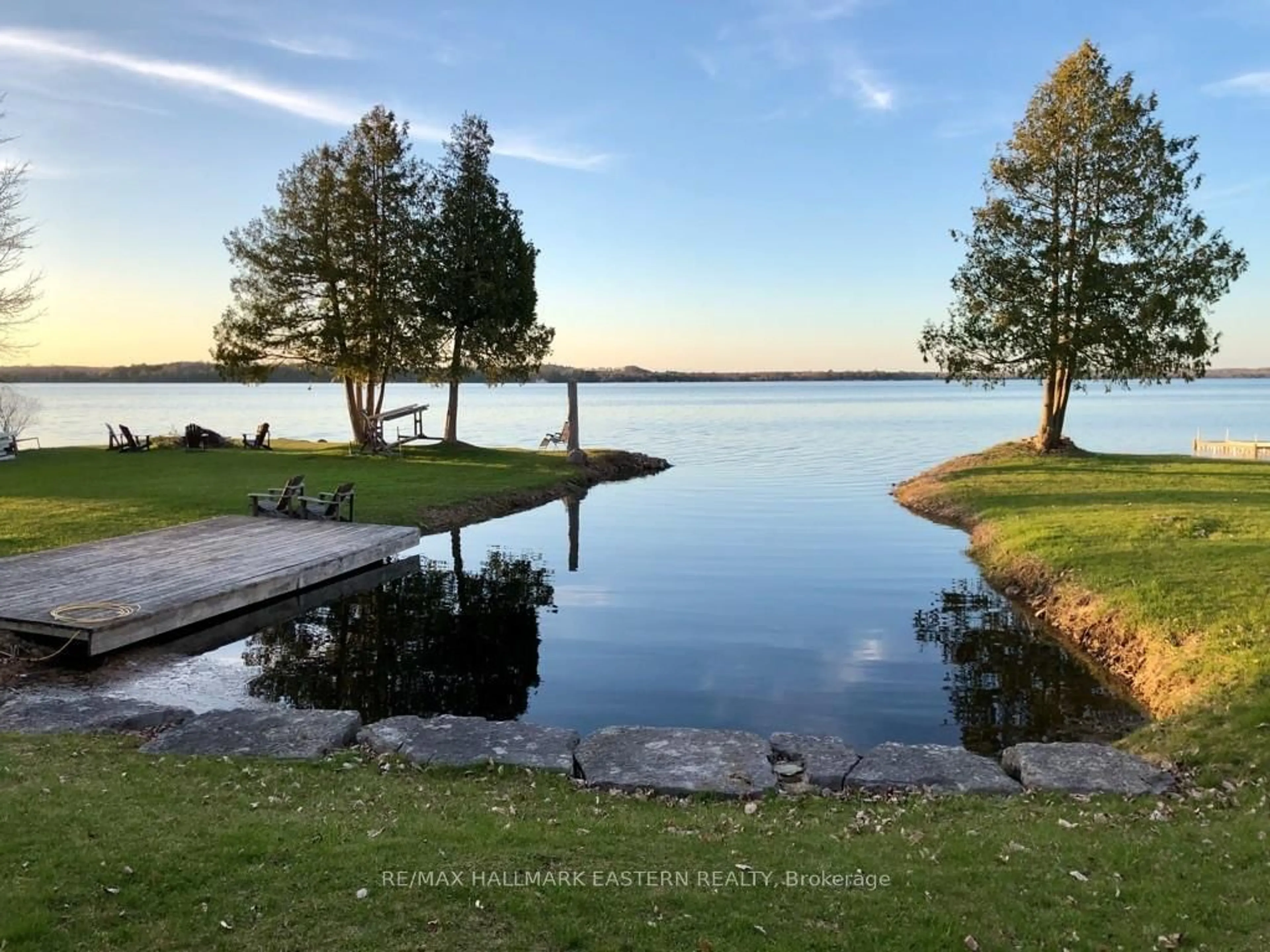 A pic from outside/outdoor area/front of a property/back of a property/a pic from drone, water/lake/river/ocean view for 10 Earl Kennedy Rd, Kawartha Lakes Ontario K0M 1L0
