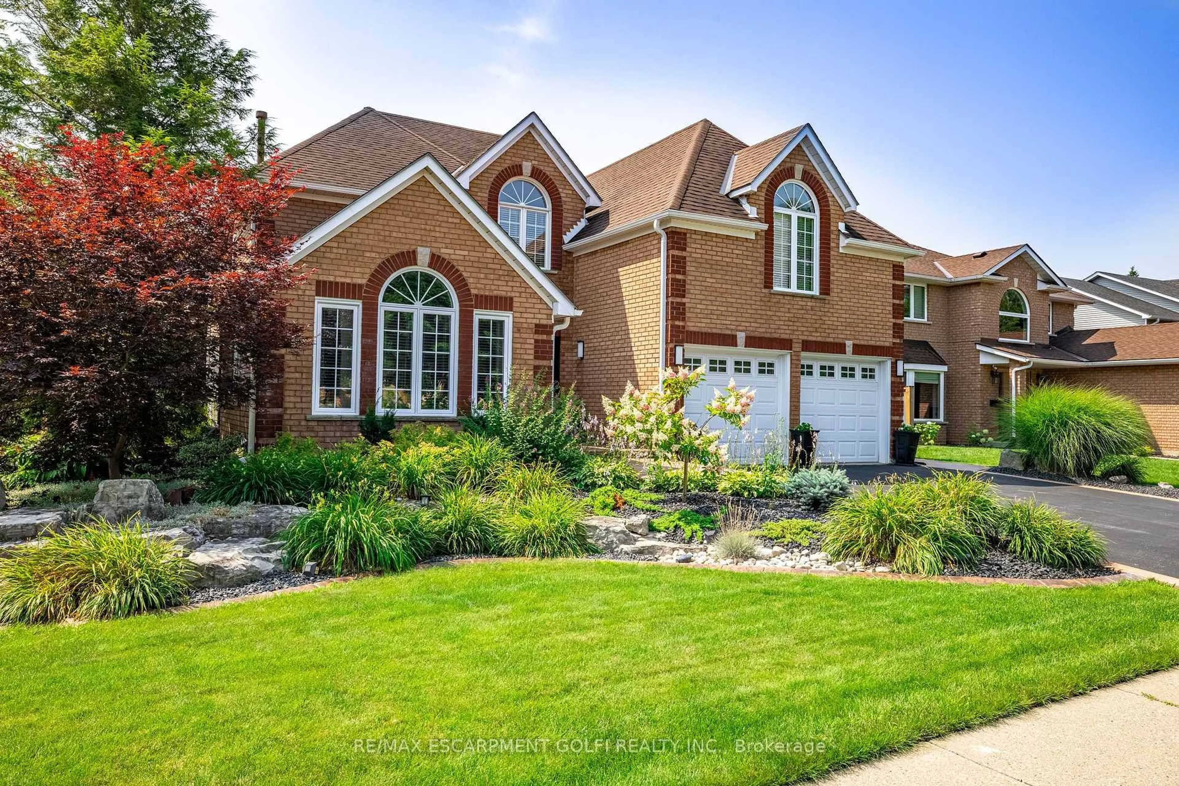 Home with brick exterior material, street for 1 CAMERON Lane, Brantford Ontario N3R 7T1