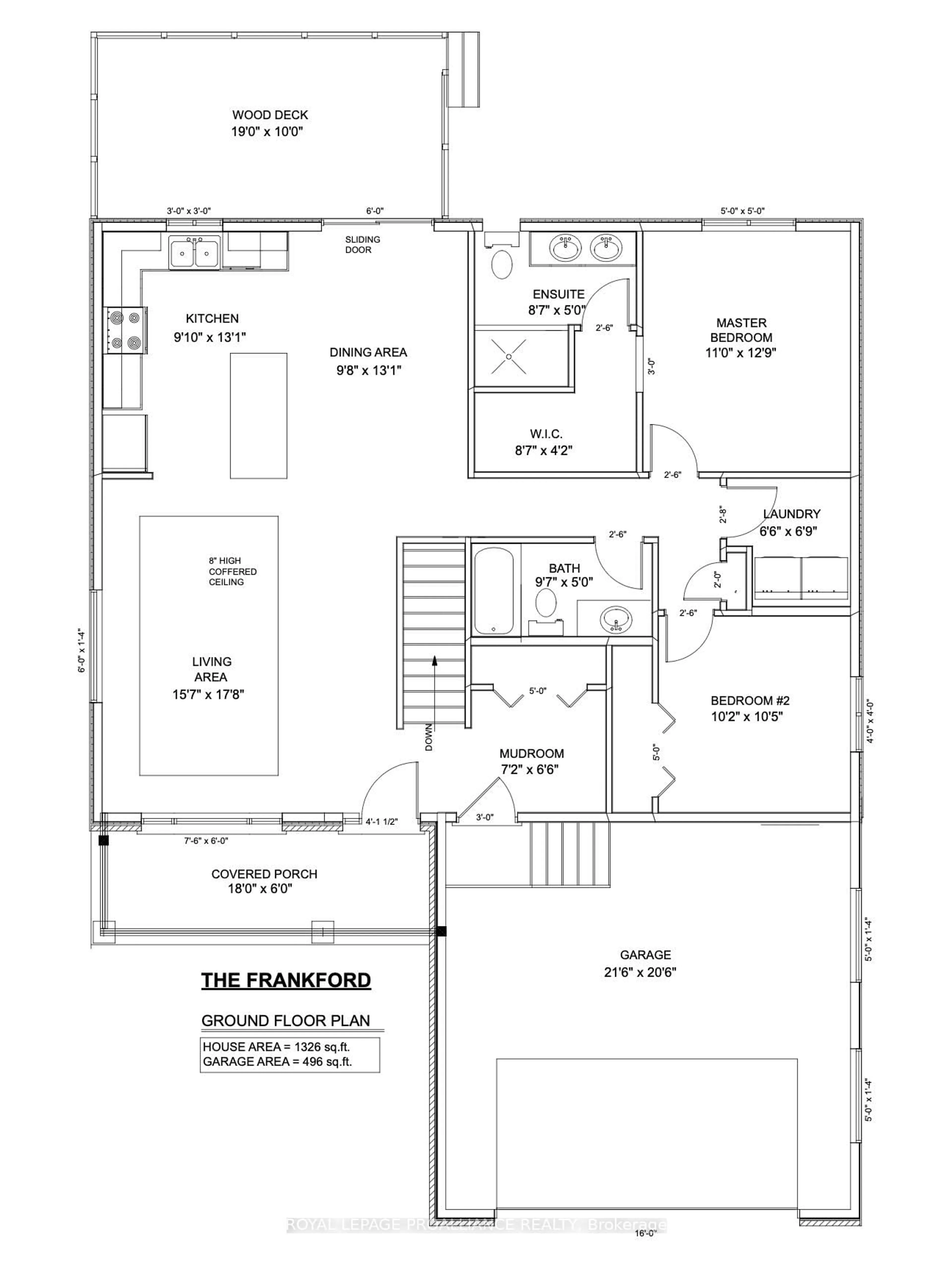 Floor plan for 23 Schmidt Way, Quinte West Ontario K8V 0L5