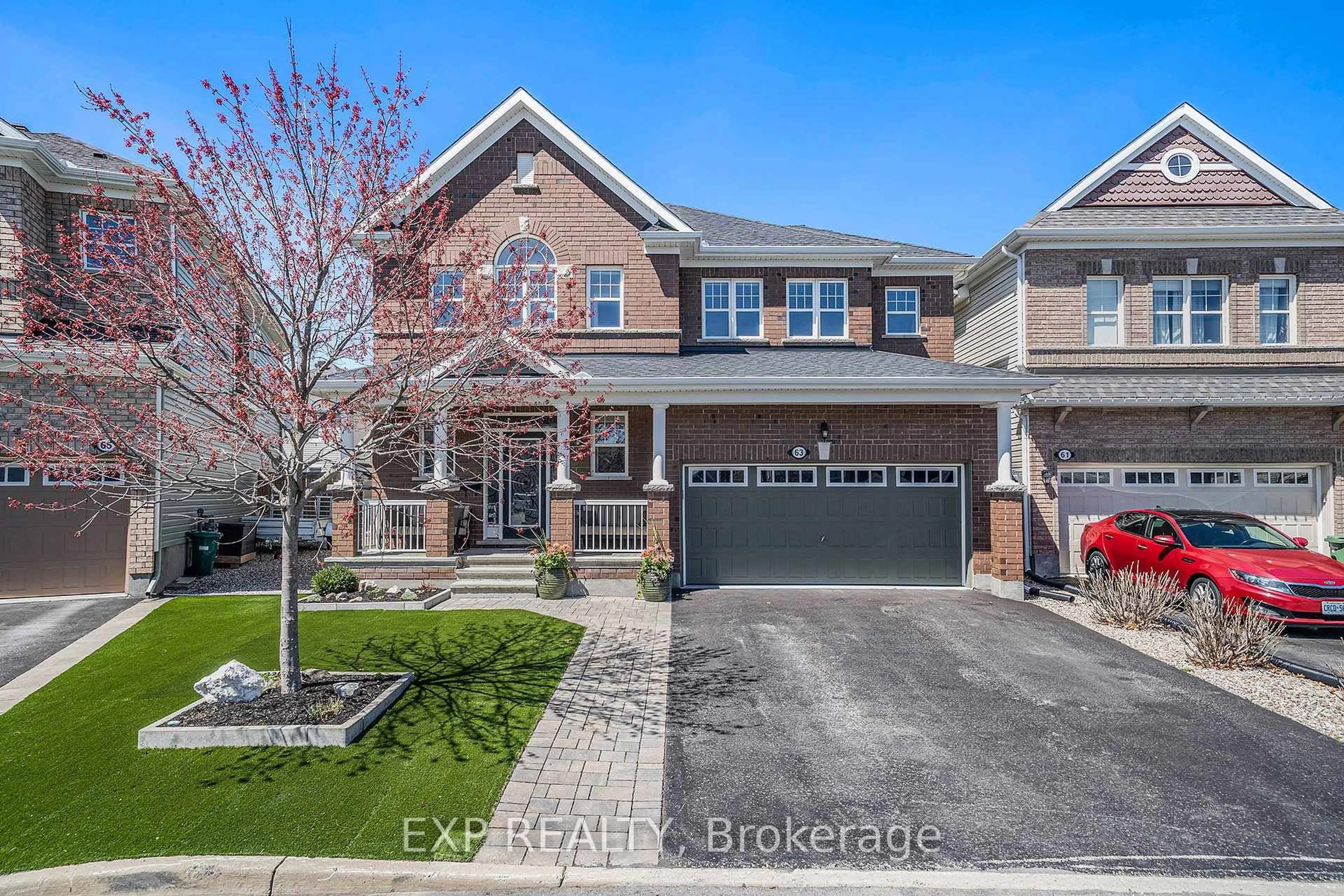 Home with brick exterior material, street for 63 Bristling Cres, Ottawa Ontario K2J 6C2