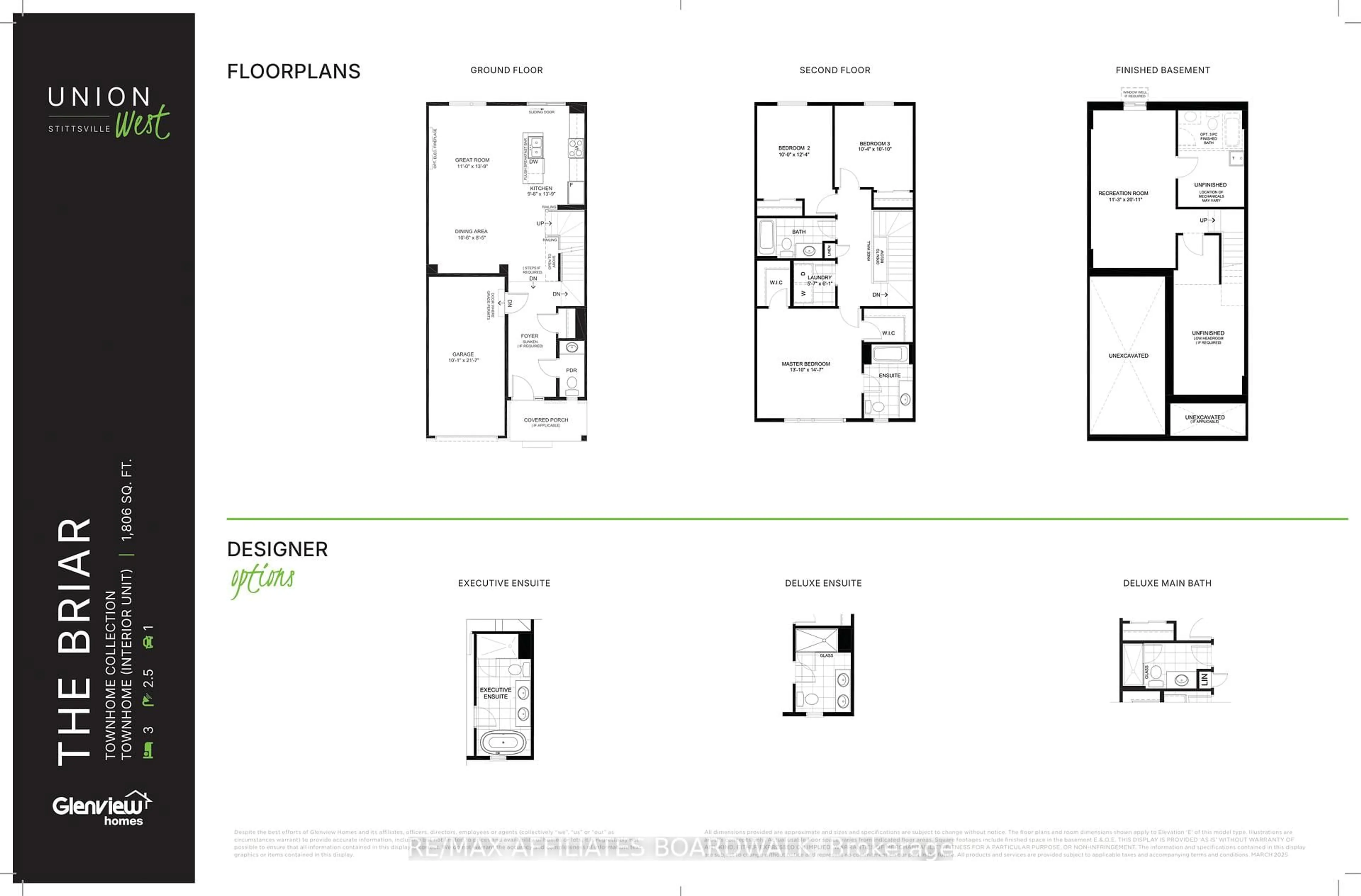 Floor plan for 226 Kilcooly Lane, Ottawa Ontario K2S 1K4