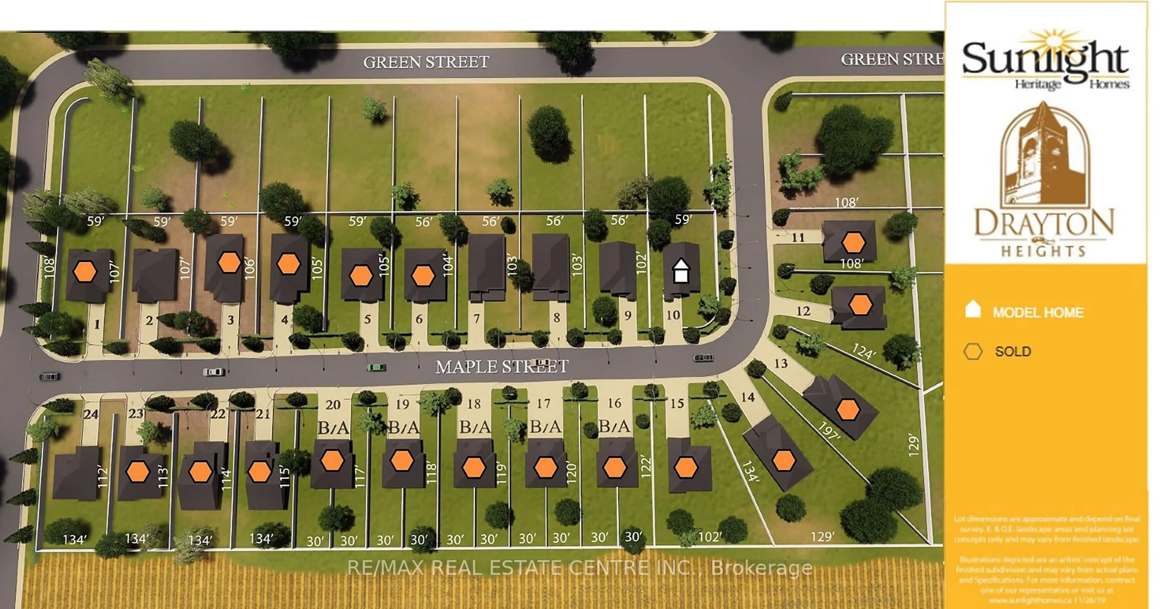 A pic from outside/outdoor area/front of a property/back of a property/a pic from drone, street for 95 Maple St, Mapleton Ontario N0G 1P0