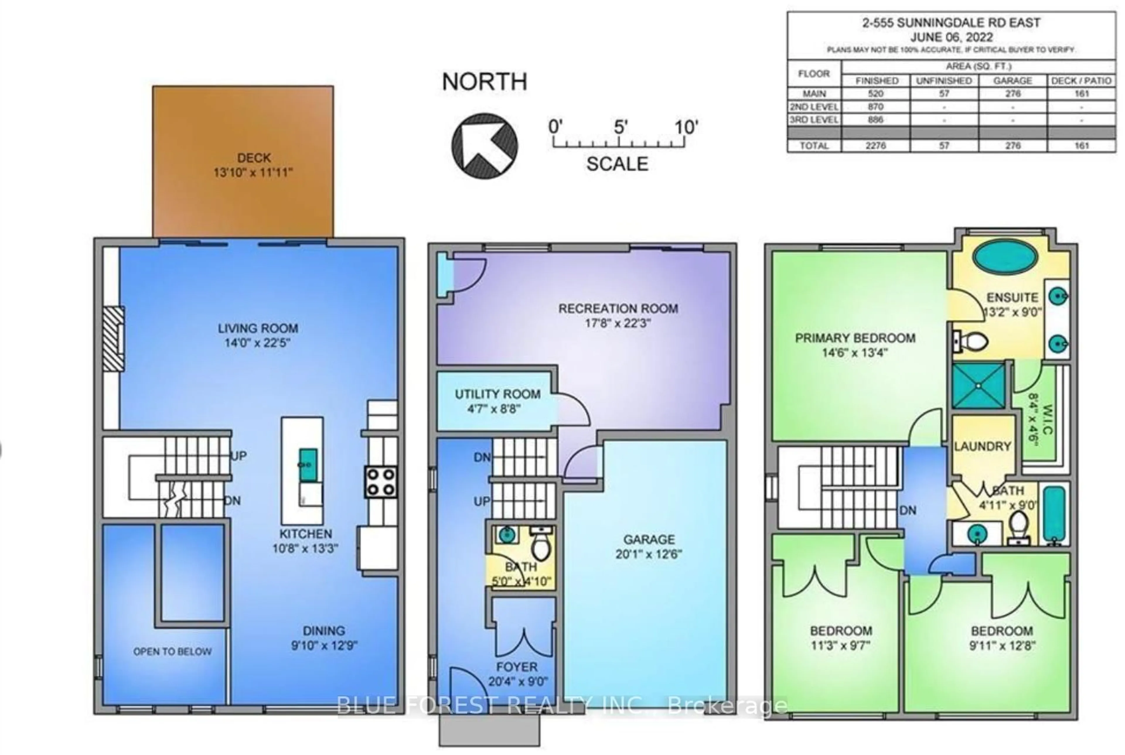 Floor plan for 555 Sunningdale Rd #2, London North Ontario N5X 4B3