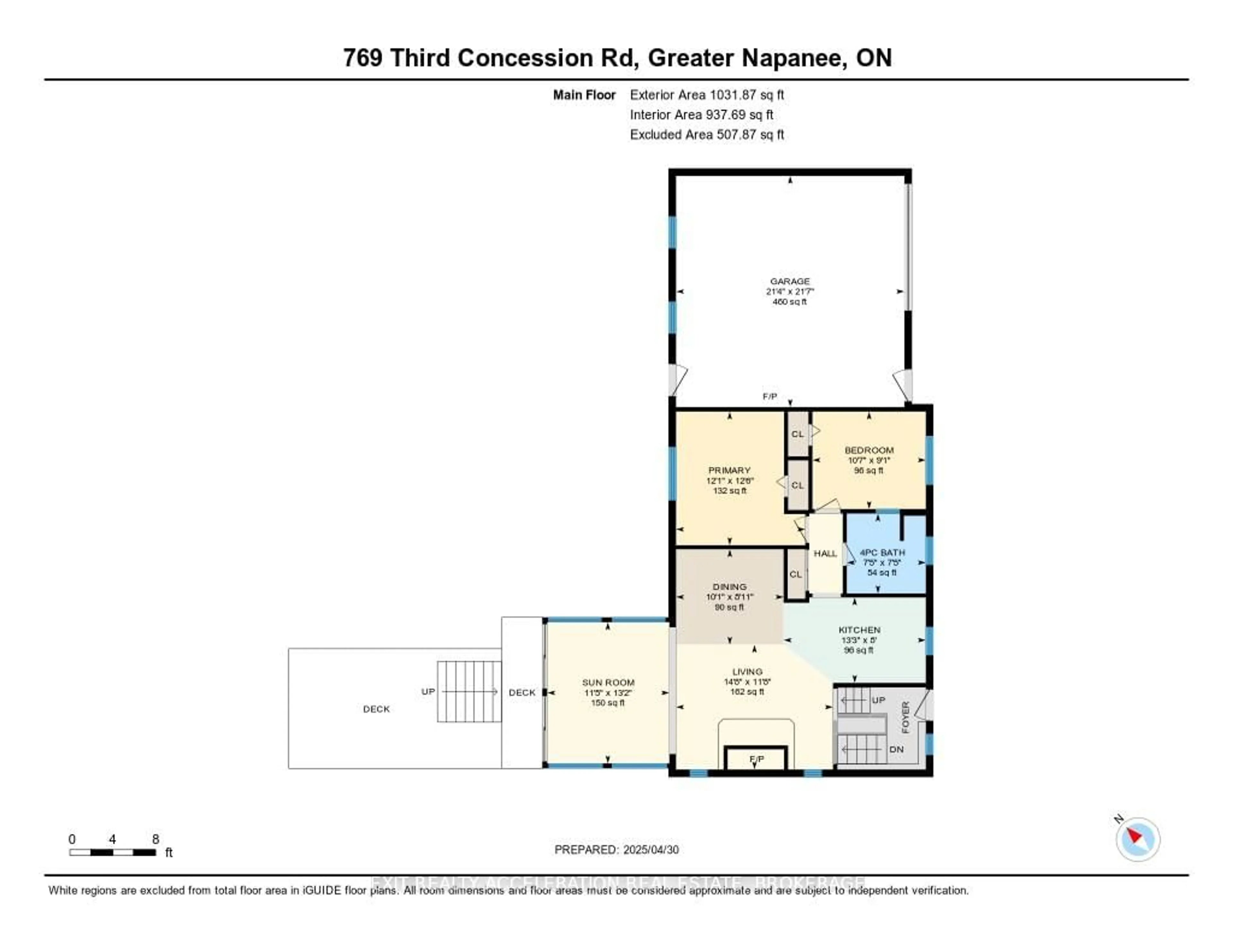 Floor plan for 769 3rd Concession Rd, Napanee Ontario K7R 3K7