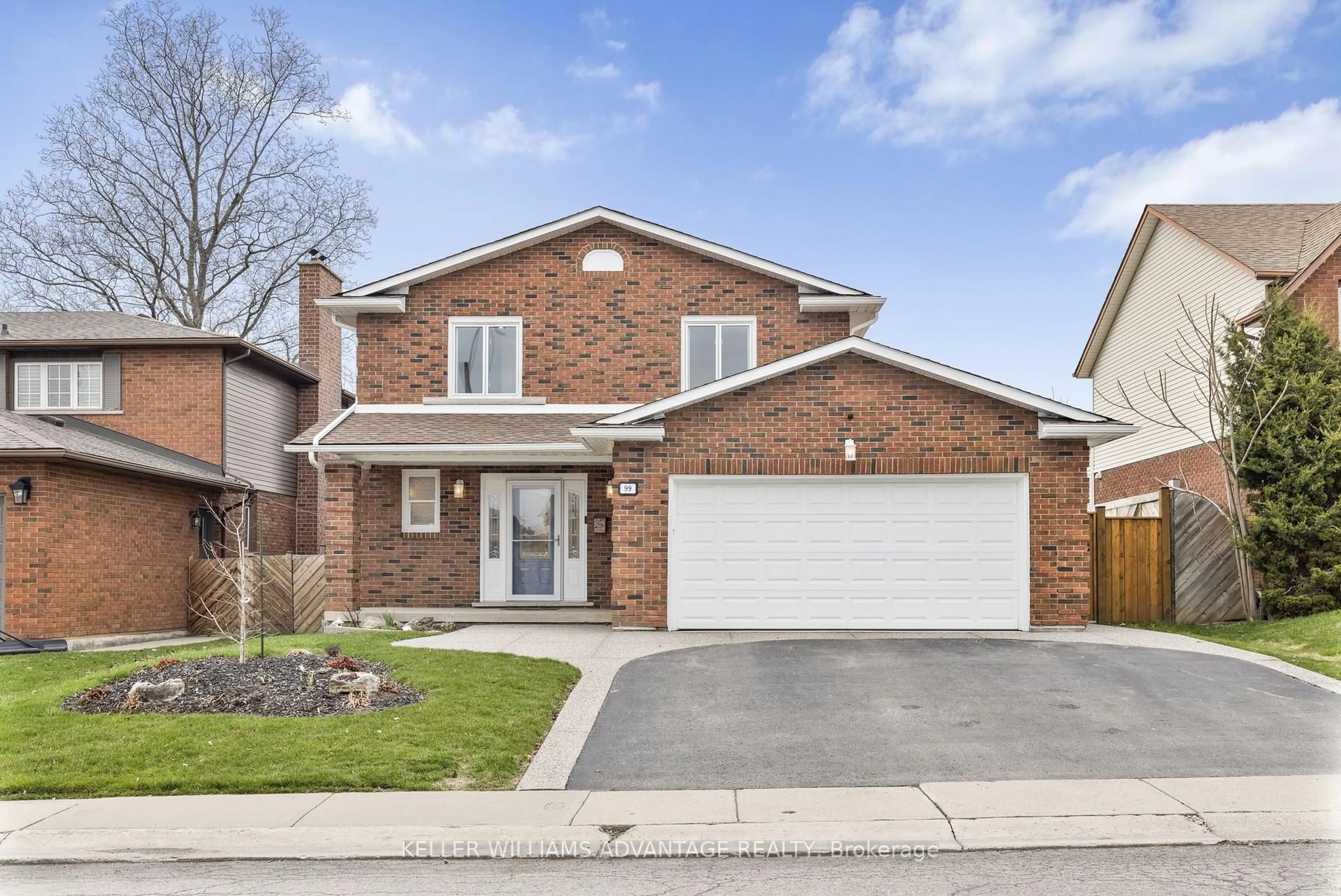 Home with brick exterior material, street for 99 Pinewarbler Dr, Hamilton Ontario L9A 4Z5