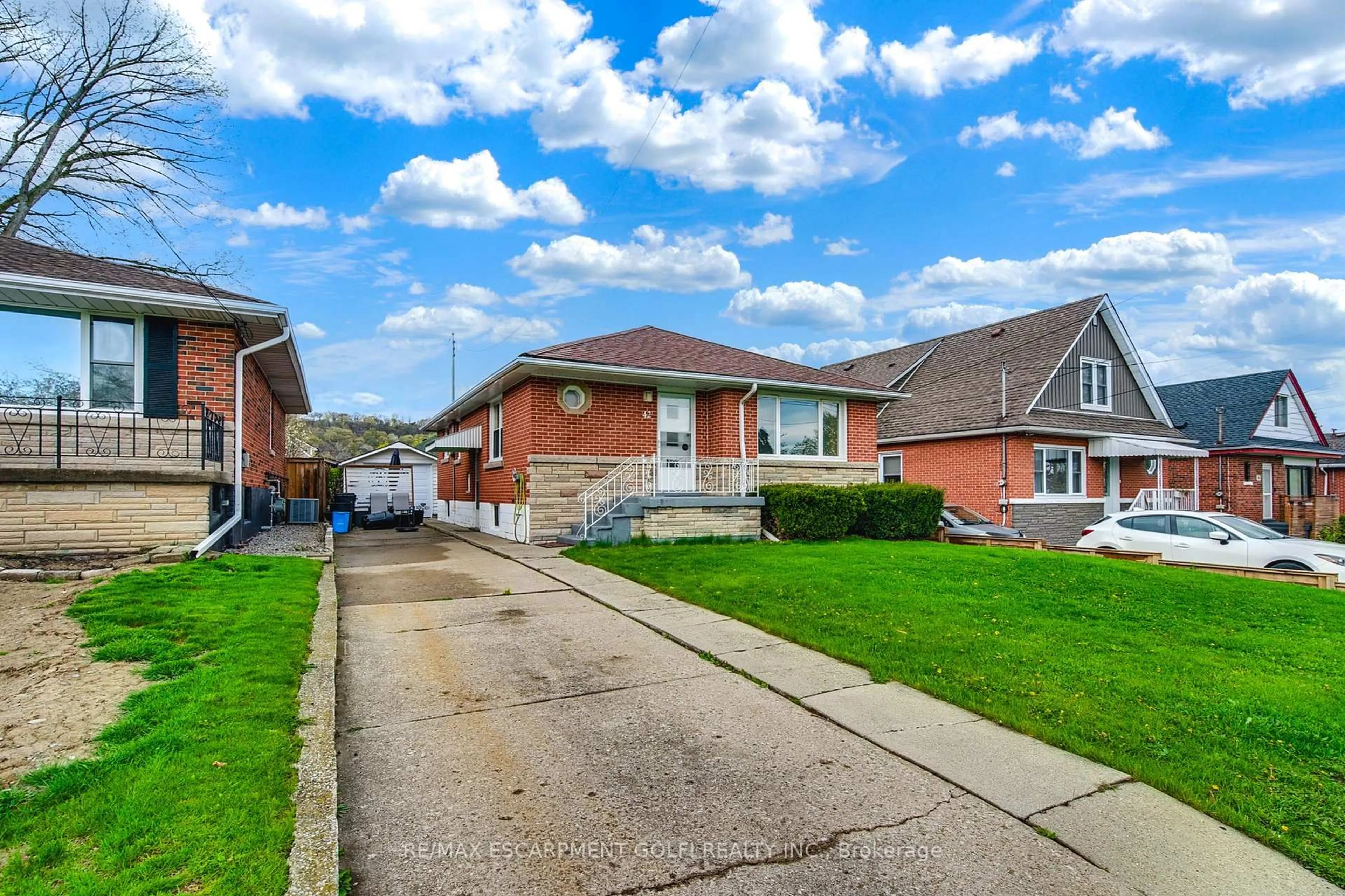 Home with brick exterior material, street for 42 Malta Dr, Hamilton Ontario L8K 4S7