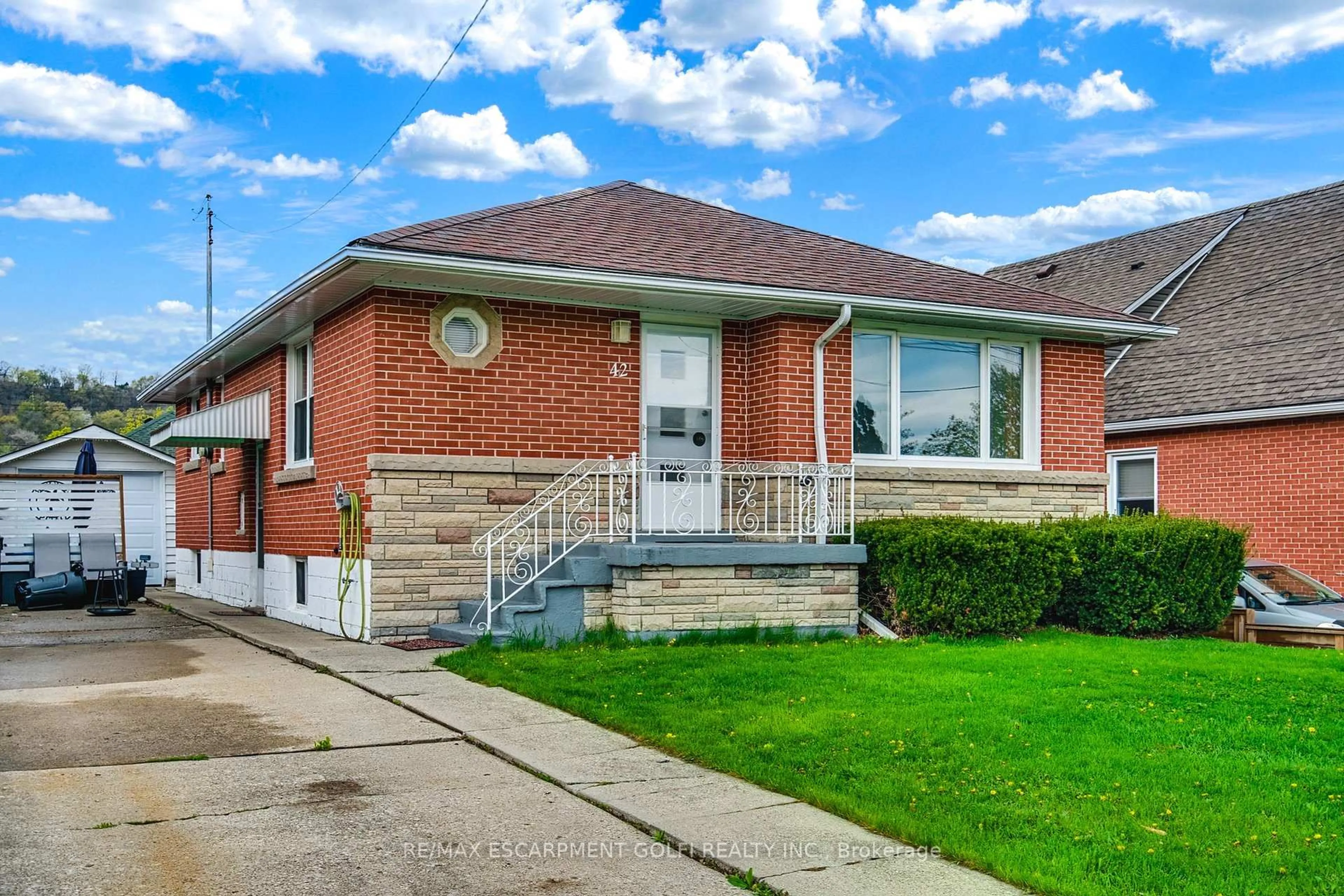 Home with brick exterior material, street for 42 Malta Dr, Hamilton Ontario L8K 4S7