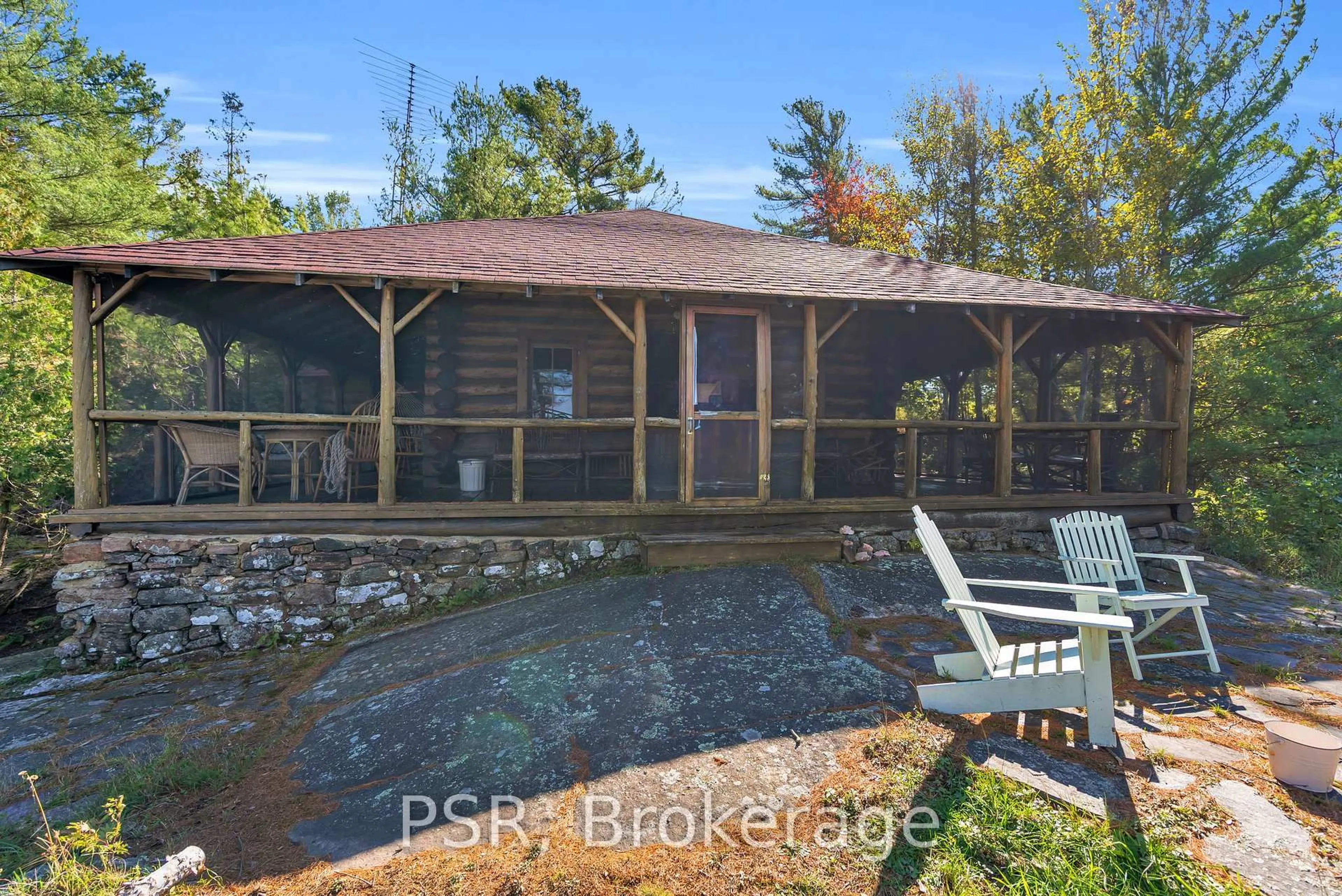 Patio, water/lake/river/ocean view for 9 A30 Island N/A, The Archipelago Ontario P0G 1K0
