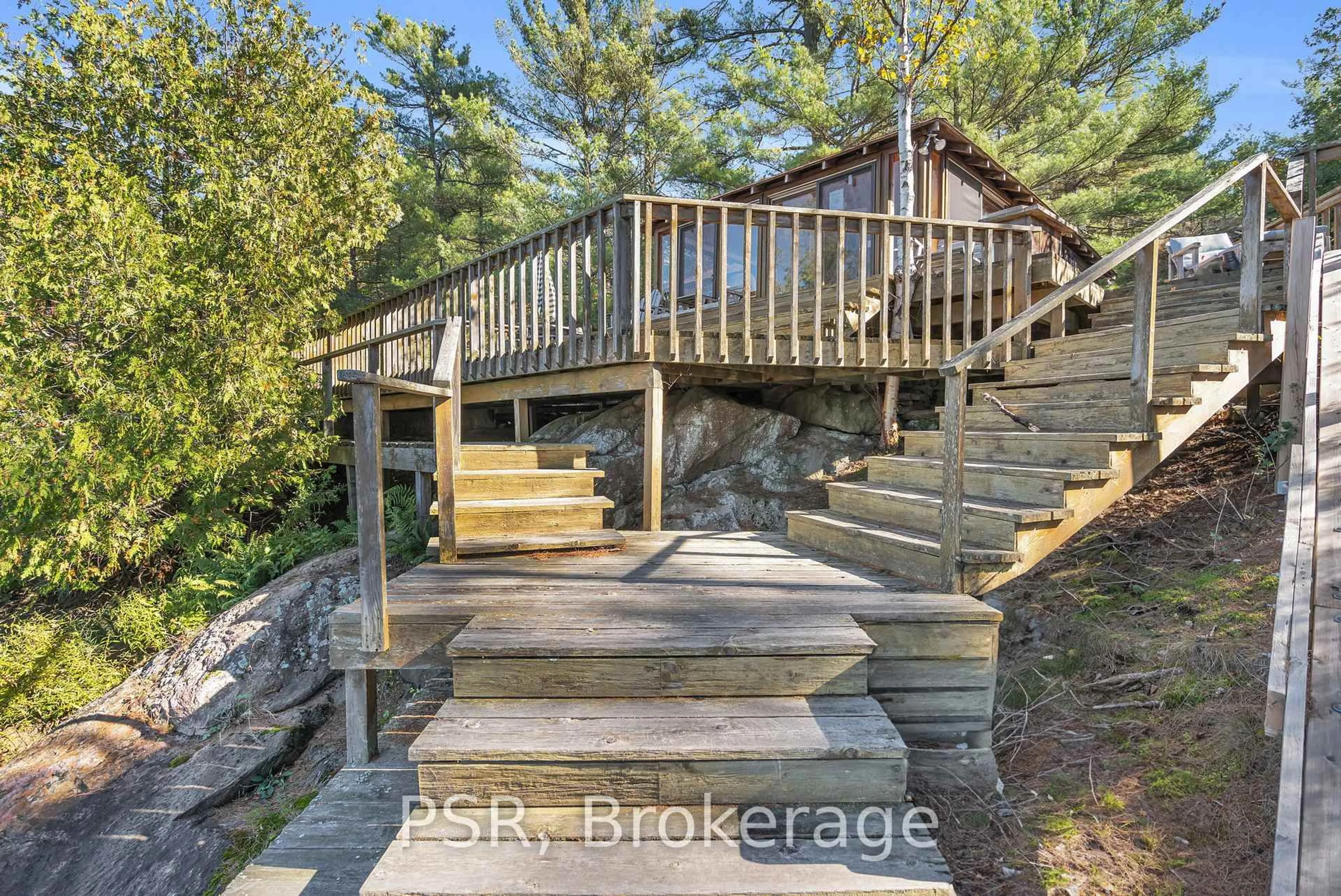 Stairs for 9 A30 Island N/A, The Archipelago Ontario P0G 1K0