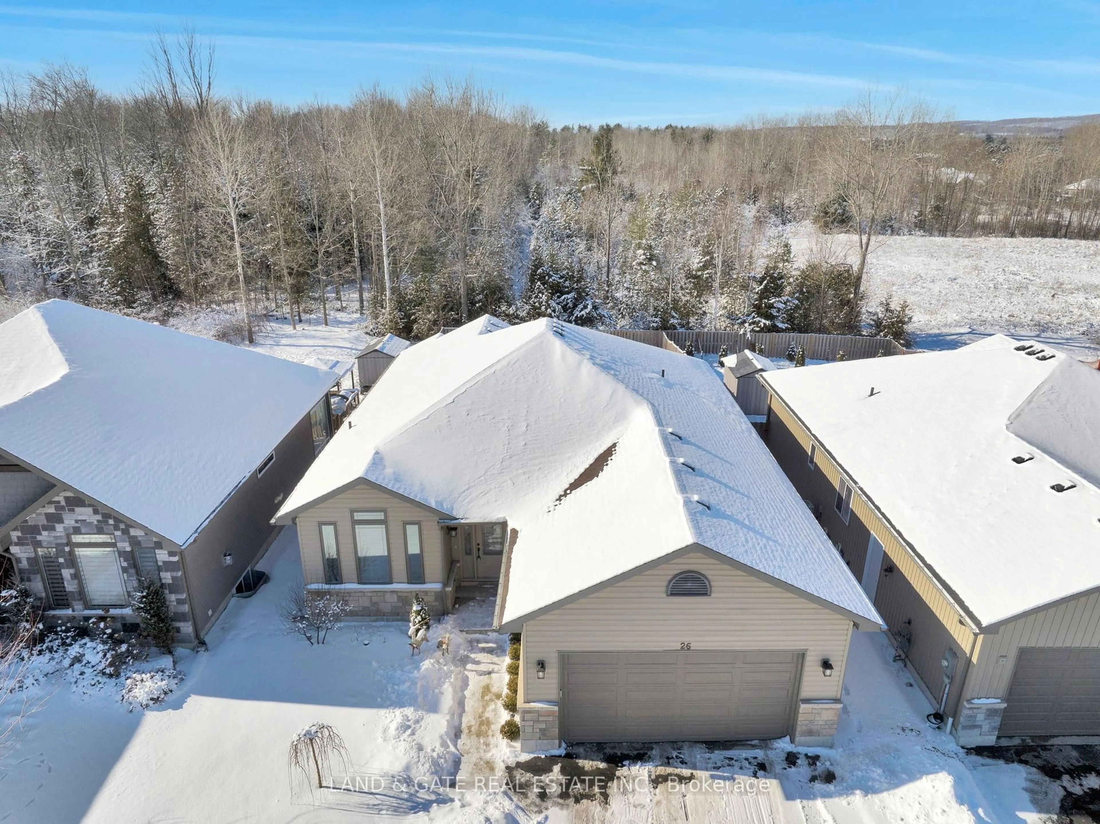 A pic from outside/outdoor area/front of a property/back of a property/a pic from drone, unknown for 26 Rowan Pl, Quinte West Ontario K8V 0E1