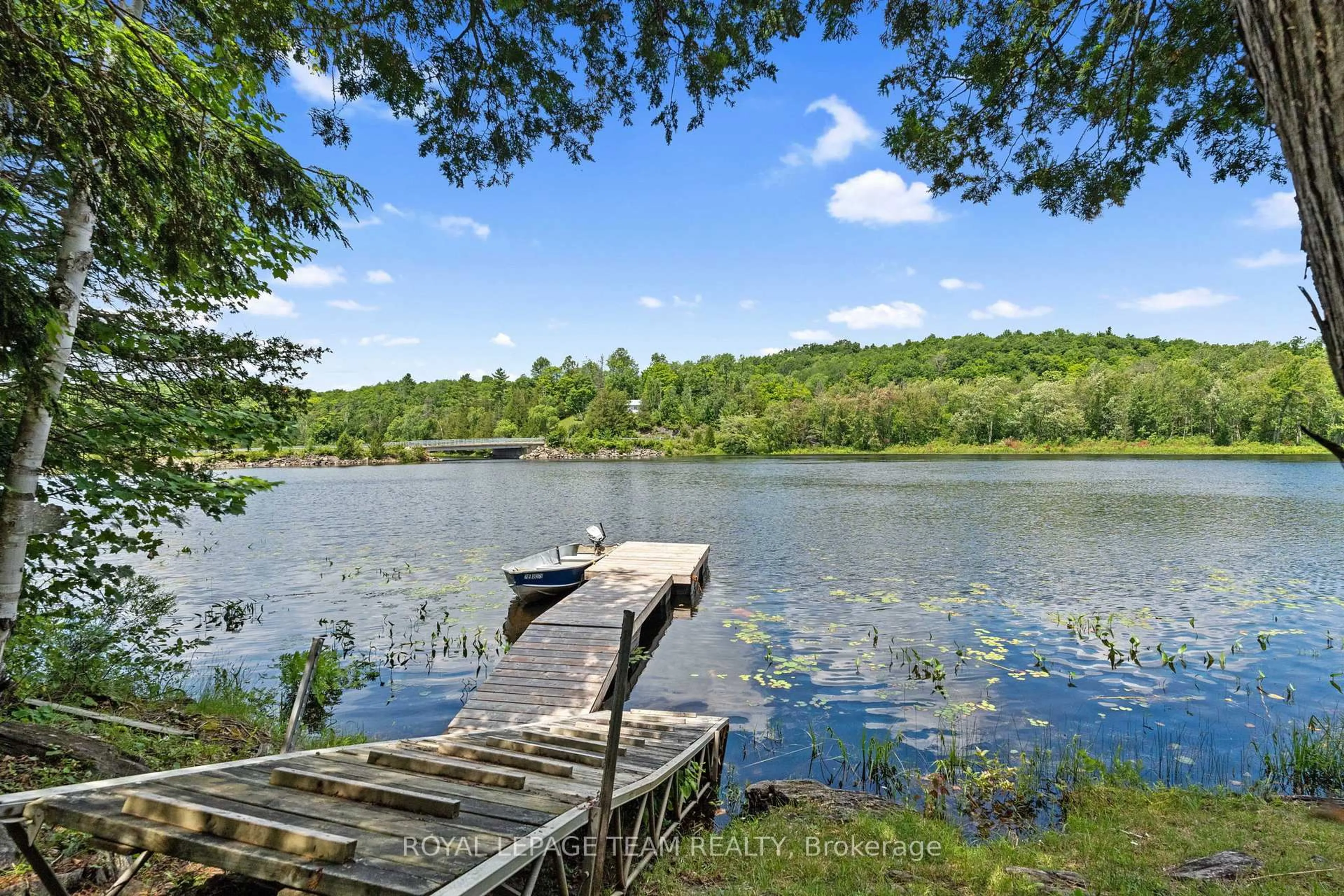 Patio, water/lake/river/ocean view for 9687 MISSISSIPPI RIVER N/A, Ompah Ontario K0H 2J0