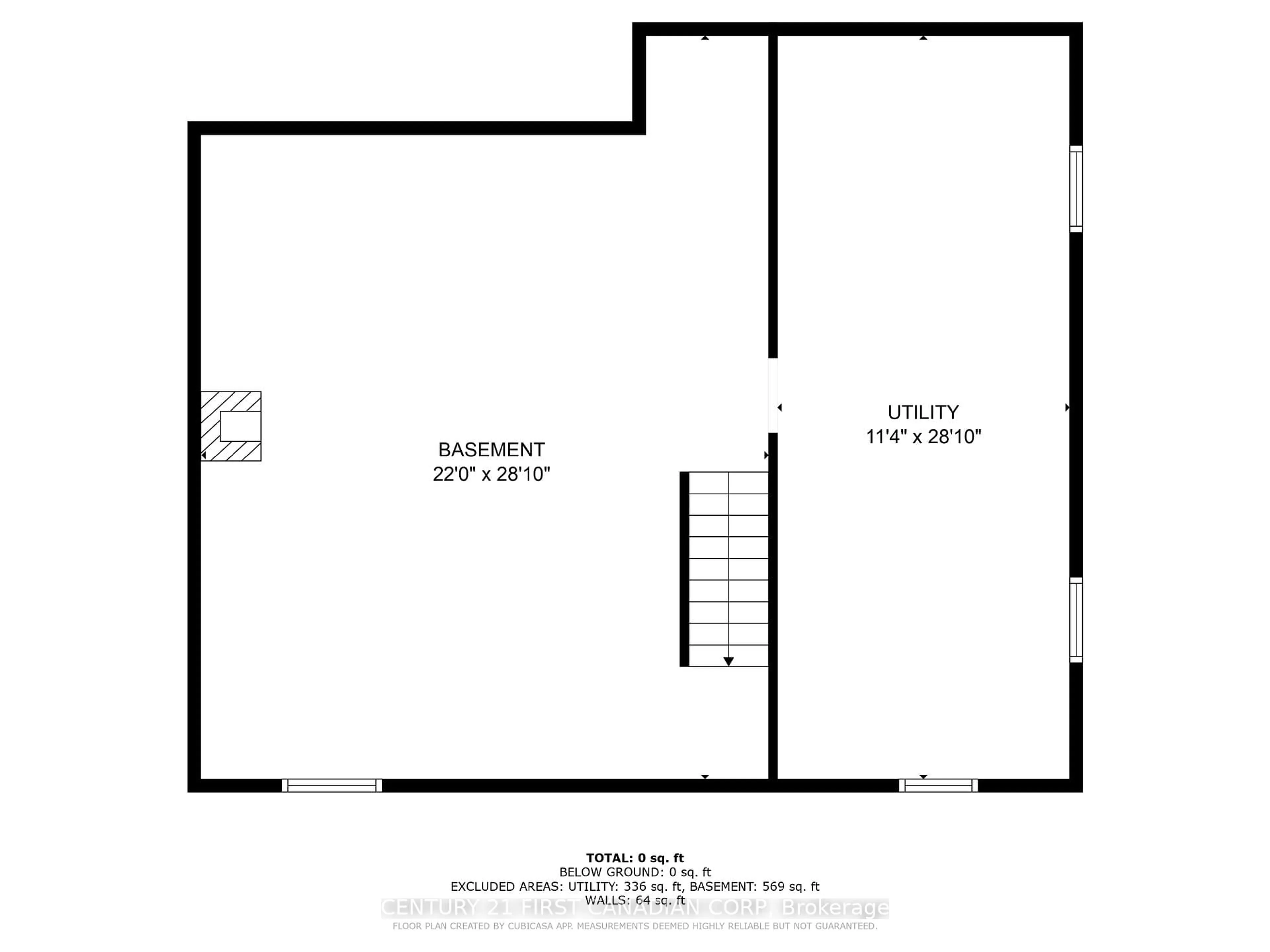 Floor plan for 211 King Edward St, Brant Ontario N3L 3E3