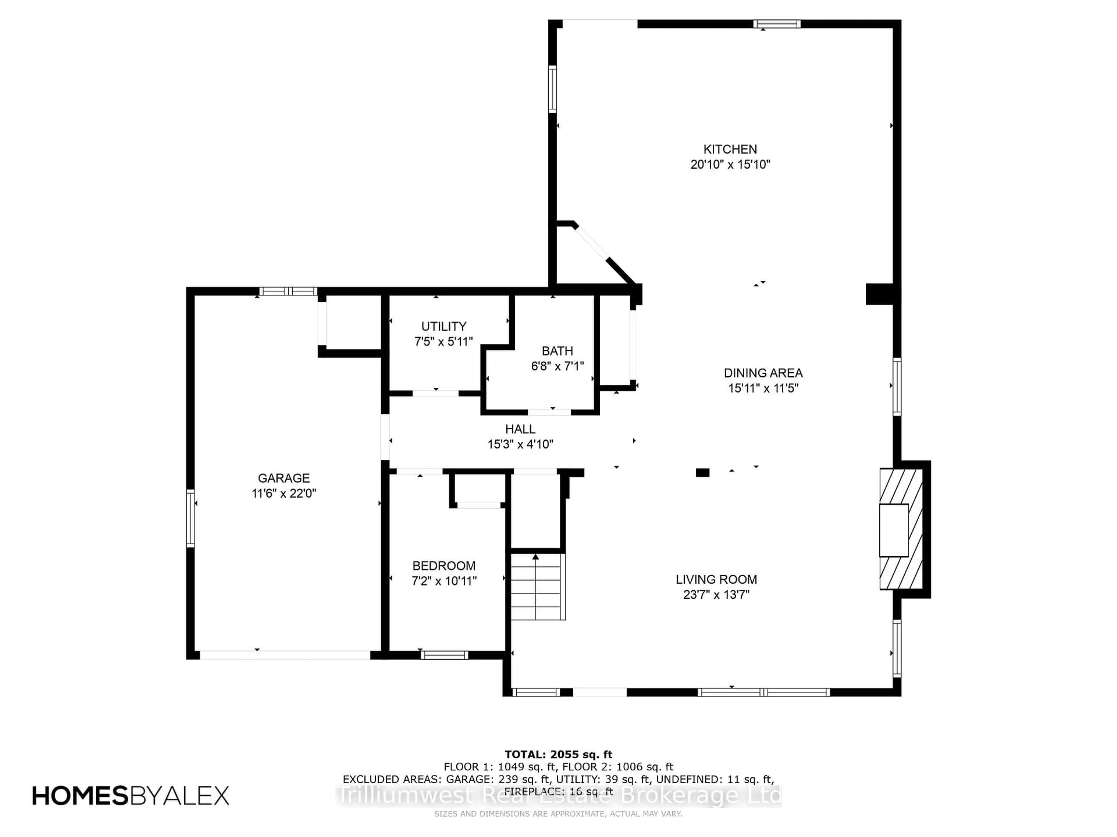 Floor plan for 128 Ducharme St, Lakeshore Ontario N0R 1A0