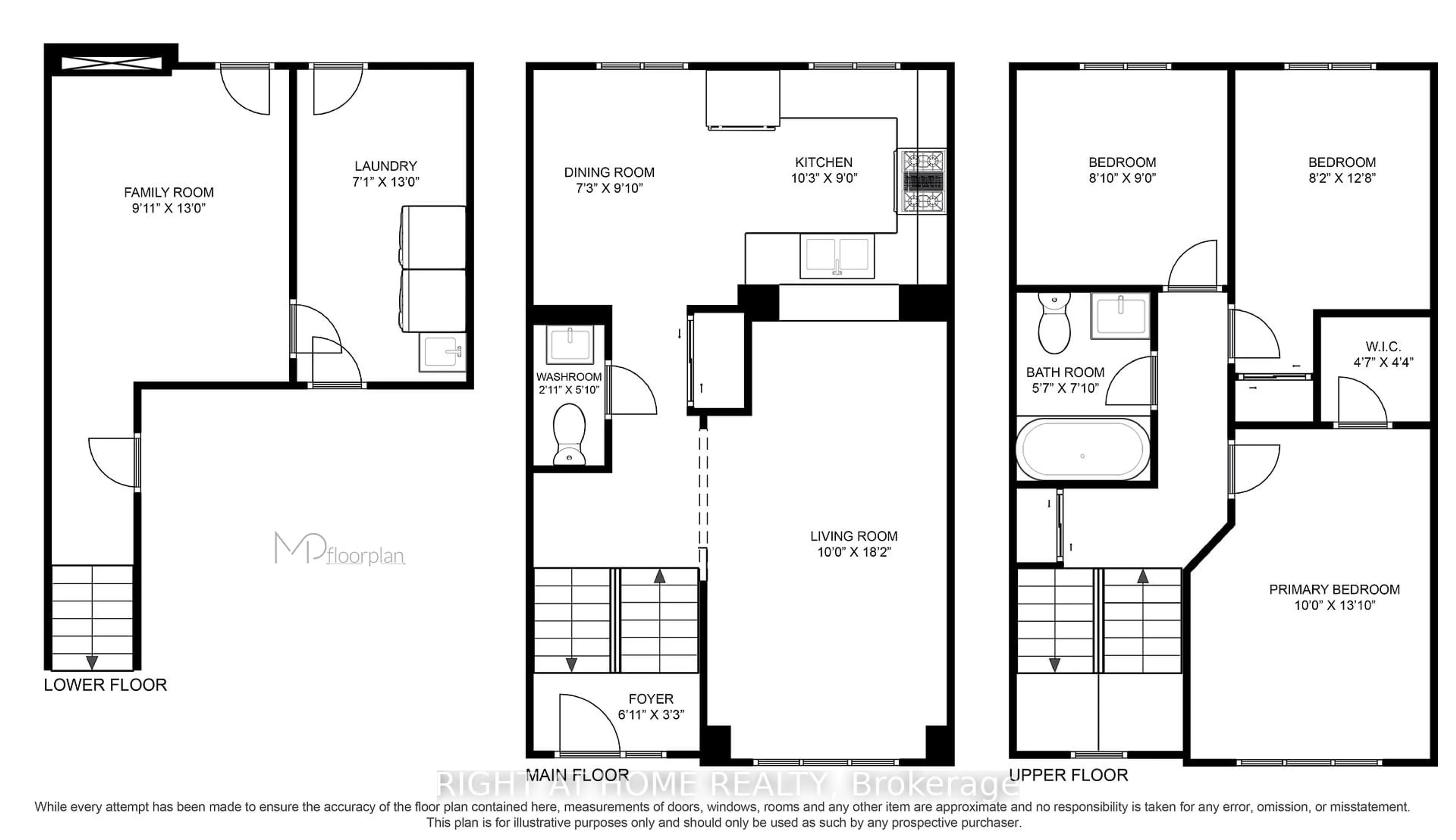 Floor plan for 40 Ohara Lane, Hamilton Ontario L9K 0C7
