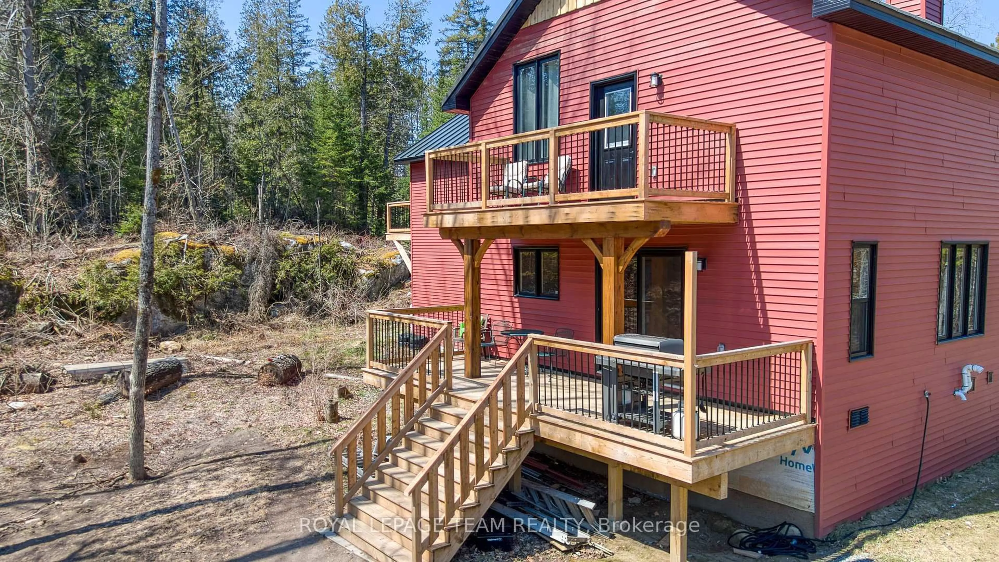 A pic from outside/outdoor area/front of a property/back of a property/a pic from drone, unknown for 2454 Darling Rd, Clayton Ontario K0A 1P0