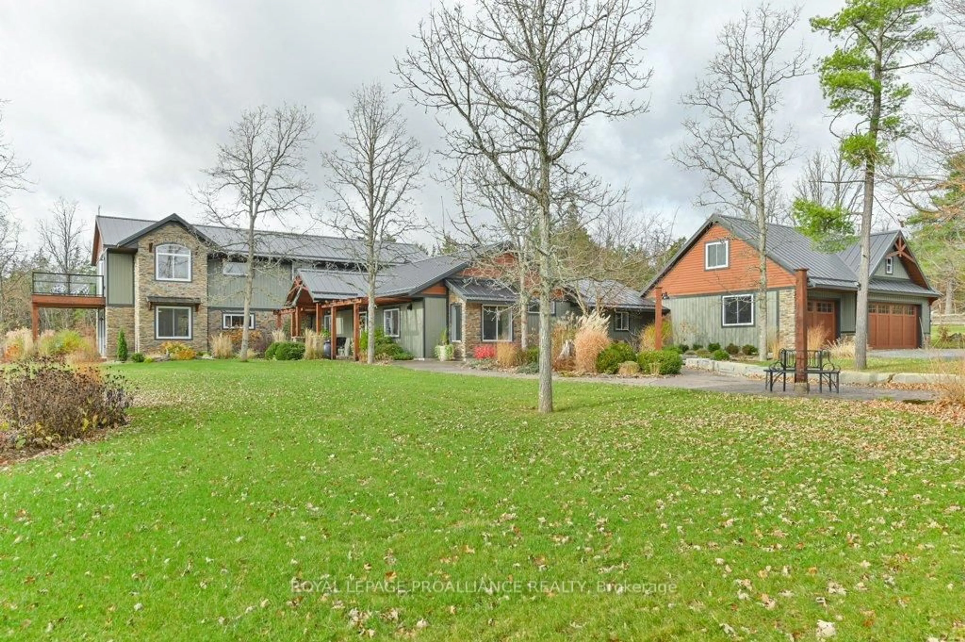 A pic from outside/outdoor area/front of a property/back of a property/a pic from drone, mountain view for 1889 MELROSE Rd, Shannonville Ontario K0K 2N0