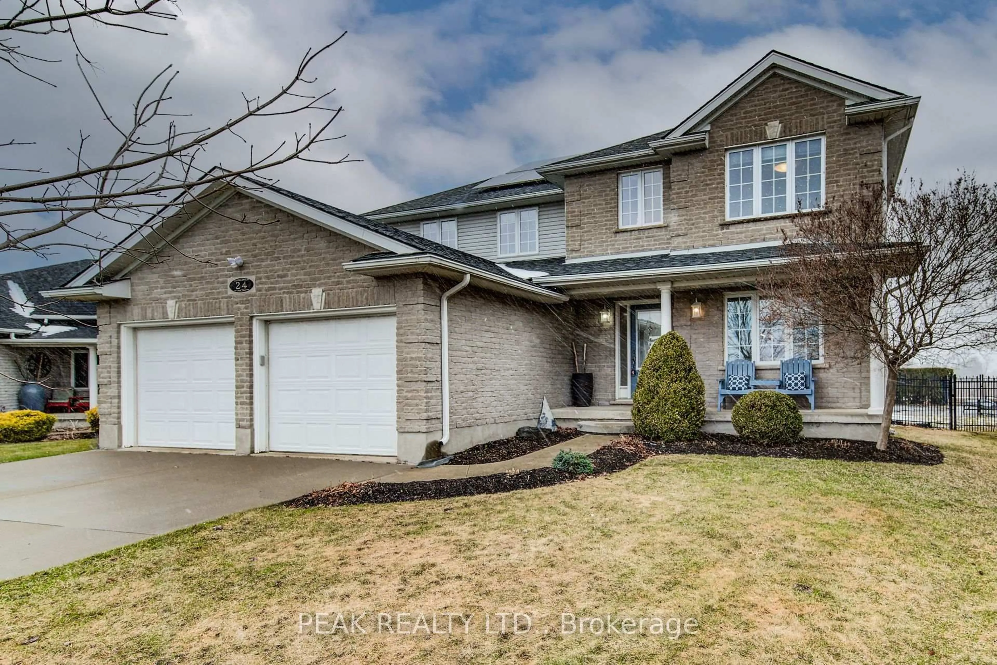 Home with brick exterior material, street for 24 Applewood St, Blandford-Blenheim Ontario N0J 1S0