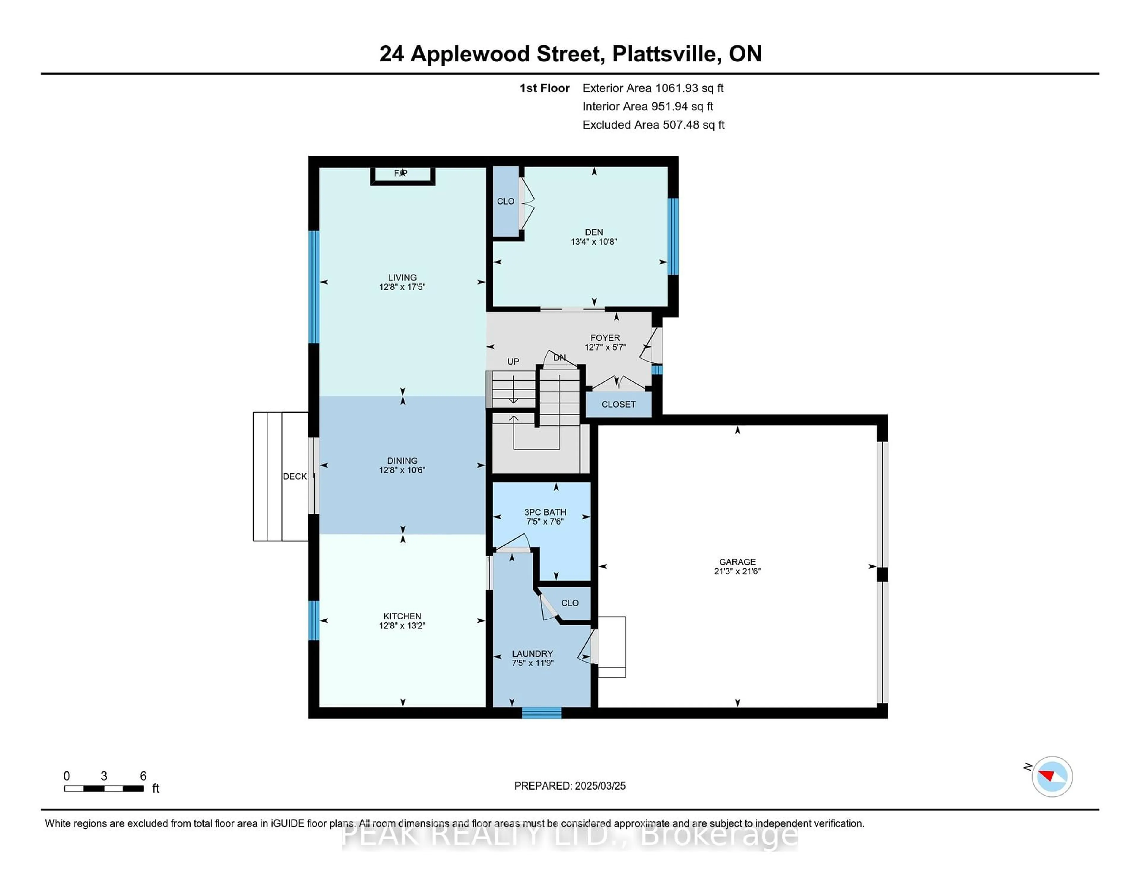 Floor plan for 24 Applewood St, Blandford-Blenheim Ontario N0J 1S0