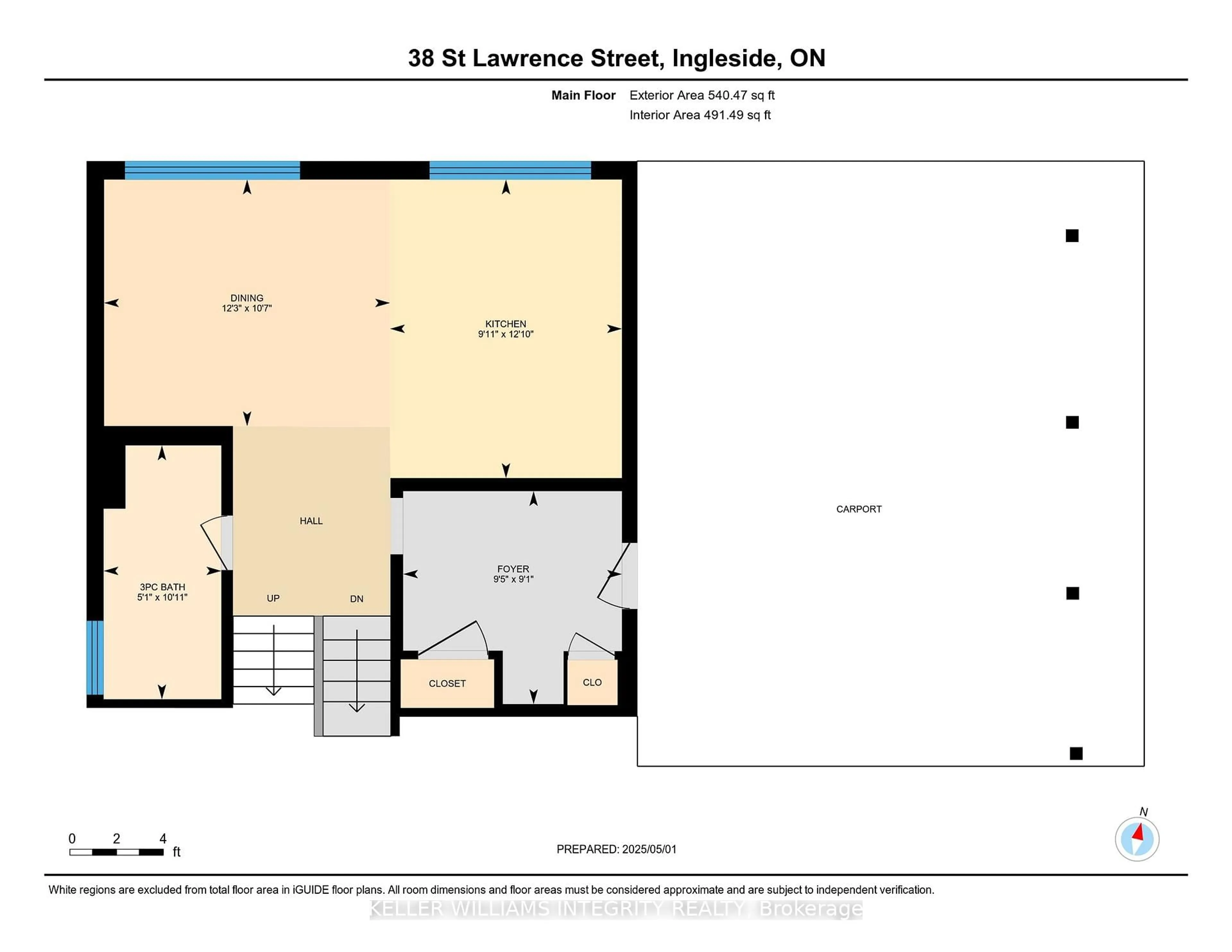 Floor plan for 38 St Lawrence St, South Stormont Ontario K0C 1M0