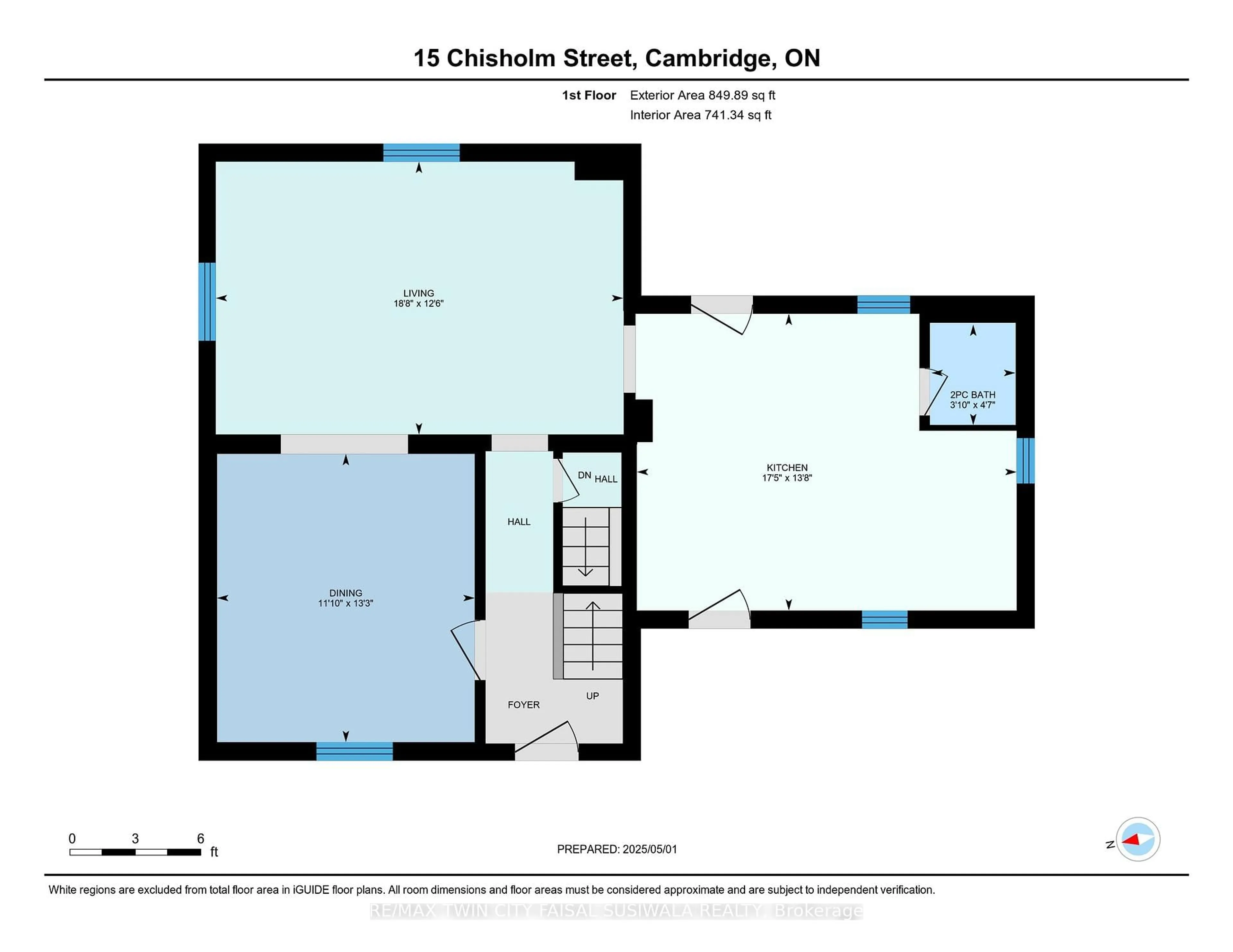 Floor plan for 15 Chisholm St, Cambridge Ontario N1R 4E3