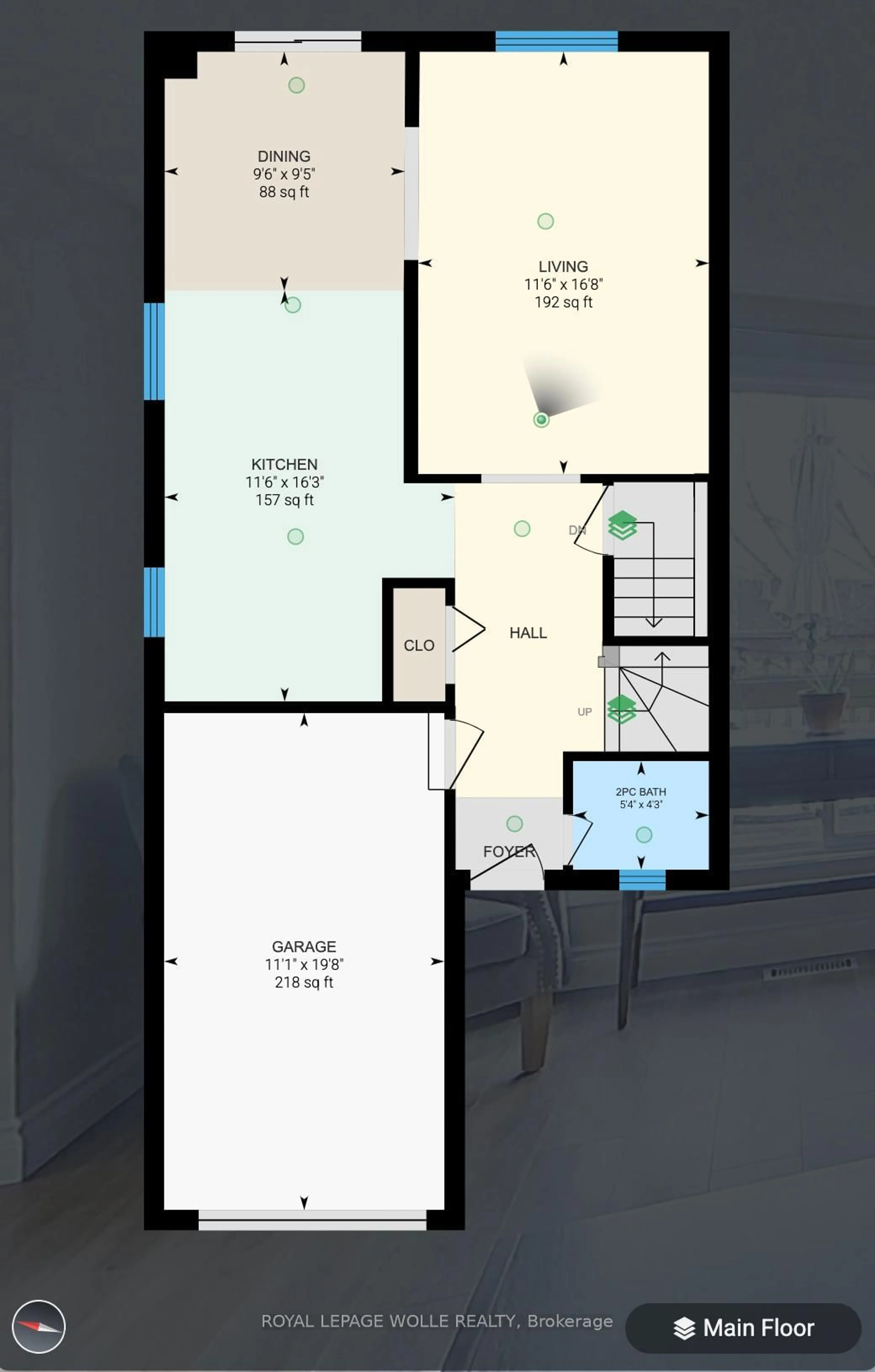 Floor plan for 350 Misty Cres, Kitchener Ontario N2B 3V5