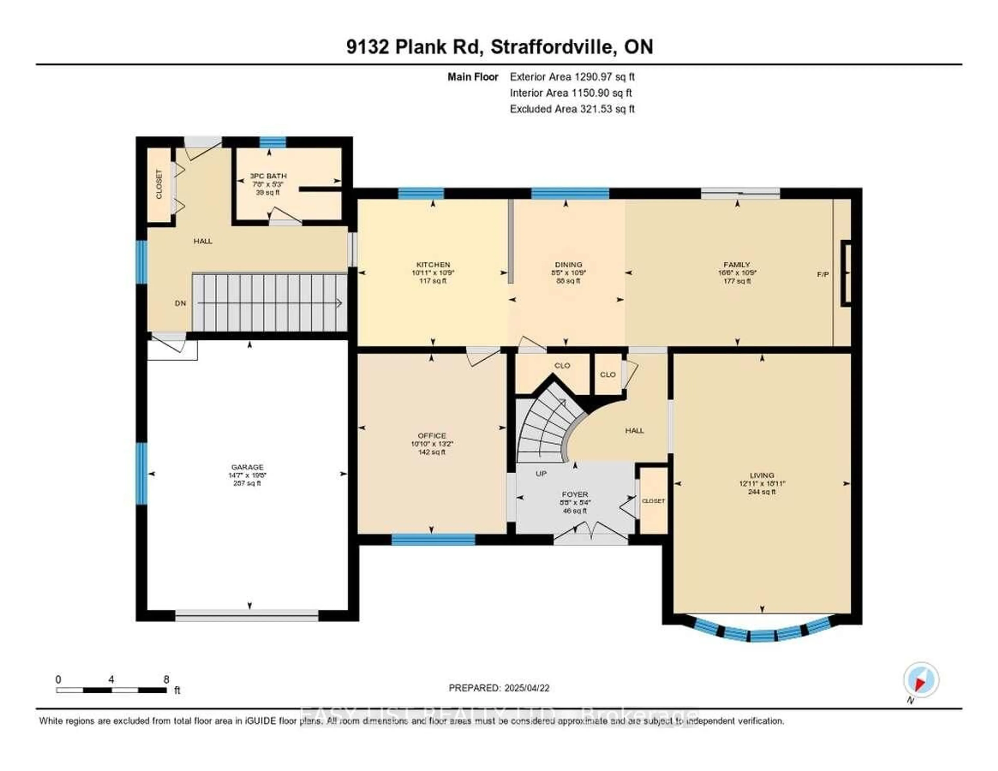 Floor plan for 9132 Plank Rd, Bayham Ontario N0J 1Y0