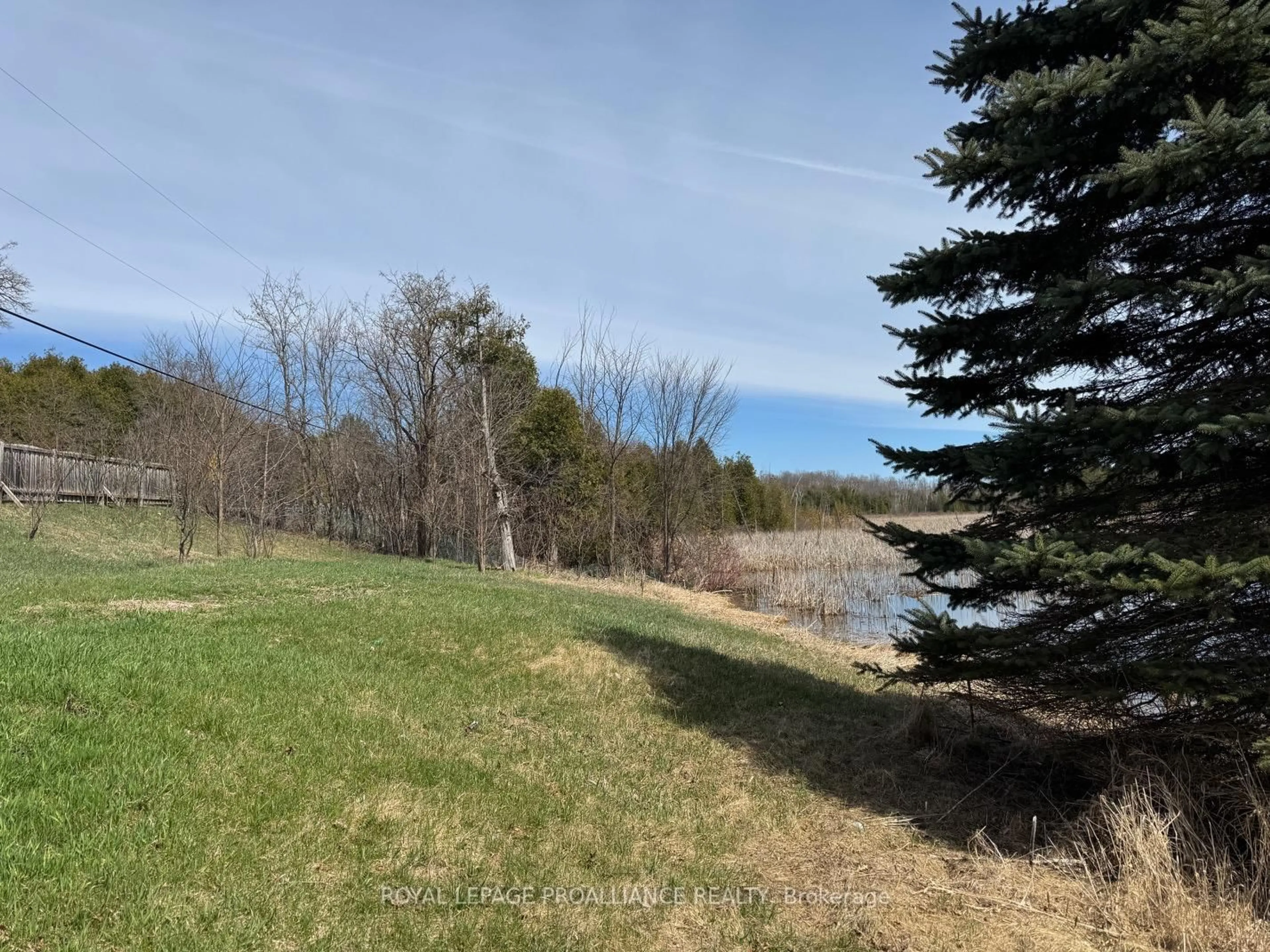 A pic from outside/outdoor area/front of a property/back of a property/a pic from drone, water/lake/river/ocean view for 3085 Queensborough Rd, Madoc Ontario K0K 2K0
