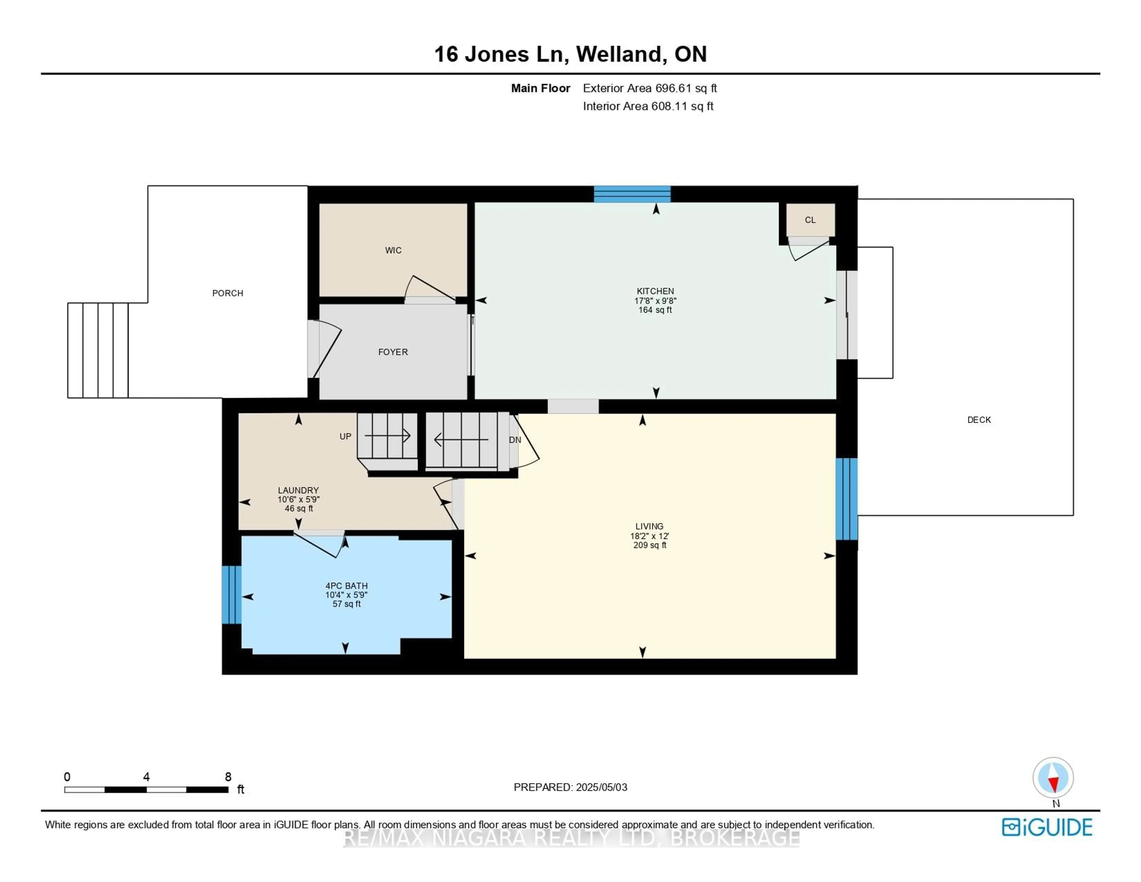 Floor plan for 16 Jones Lane, Welland Ontario L3B 3M5