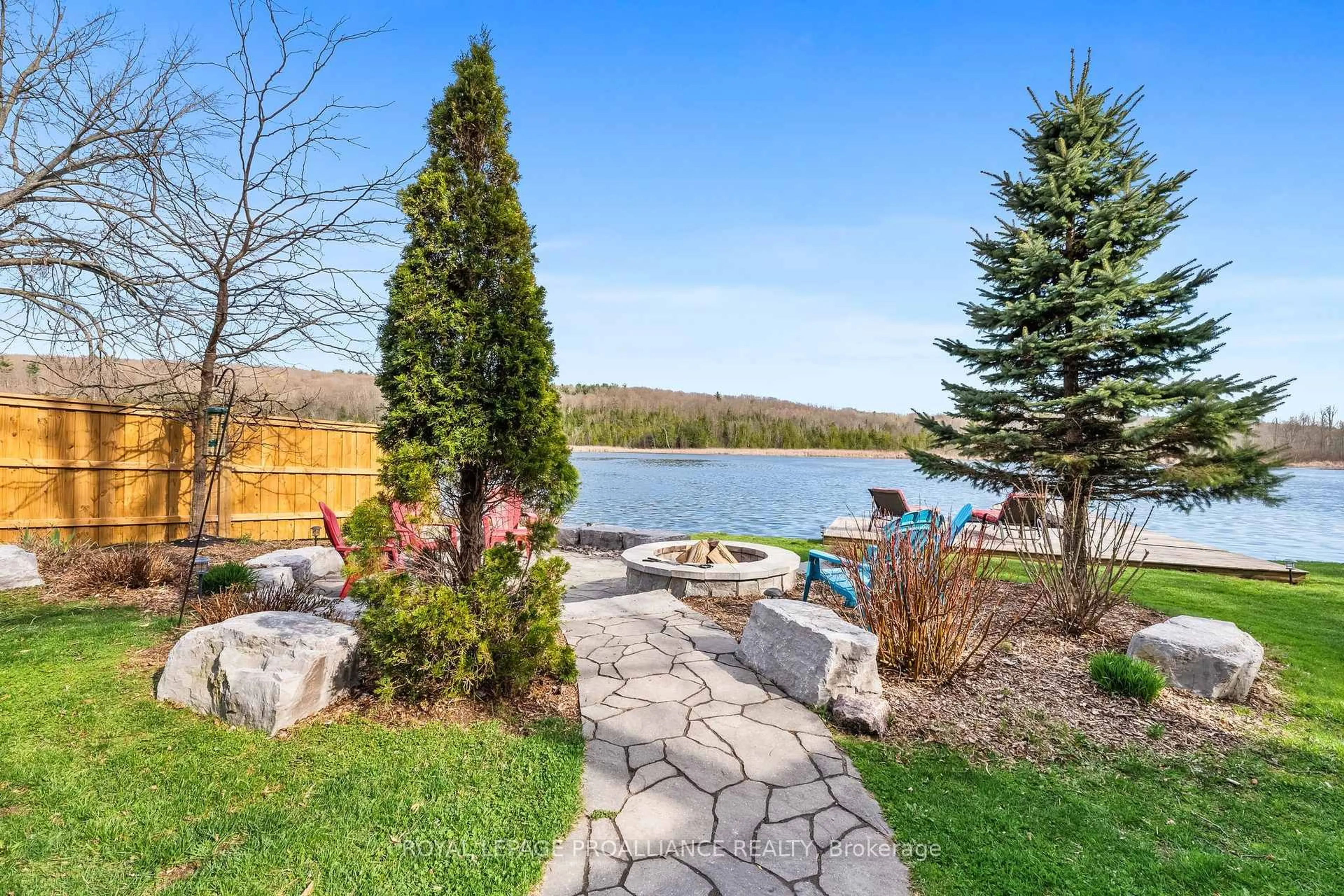 Patio, water/lake/river/ocean view for 166 Marsh Point Lane, Hastings Ontario K0K 2C0