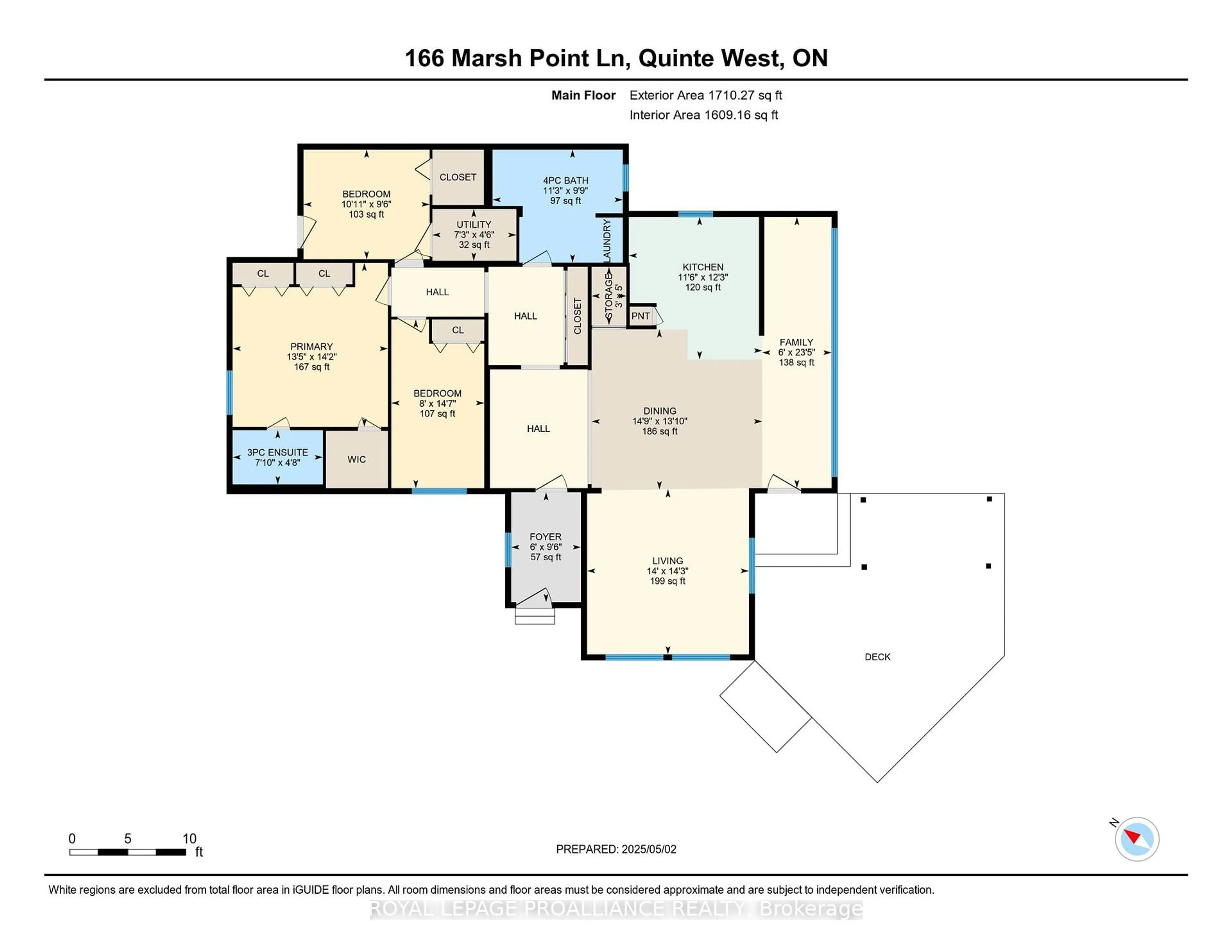 Floor plan for 166 Marsh Point Lane, Hastings Ontario K0K 2C0