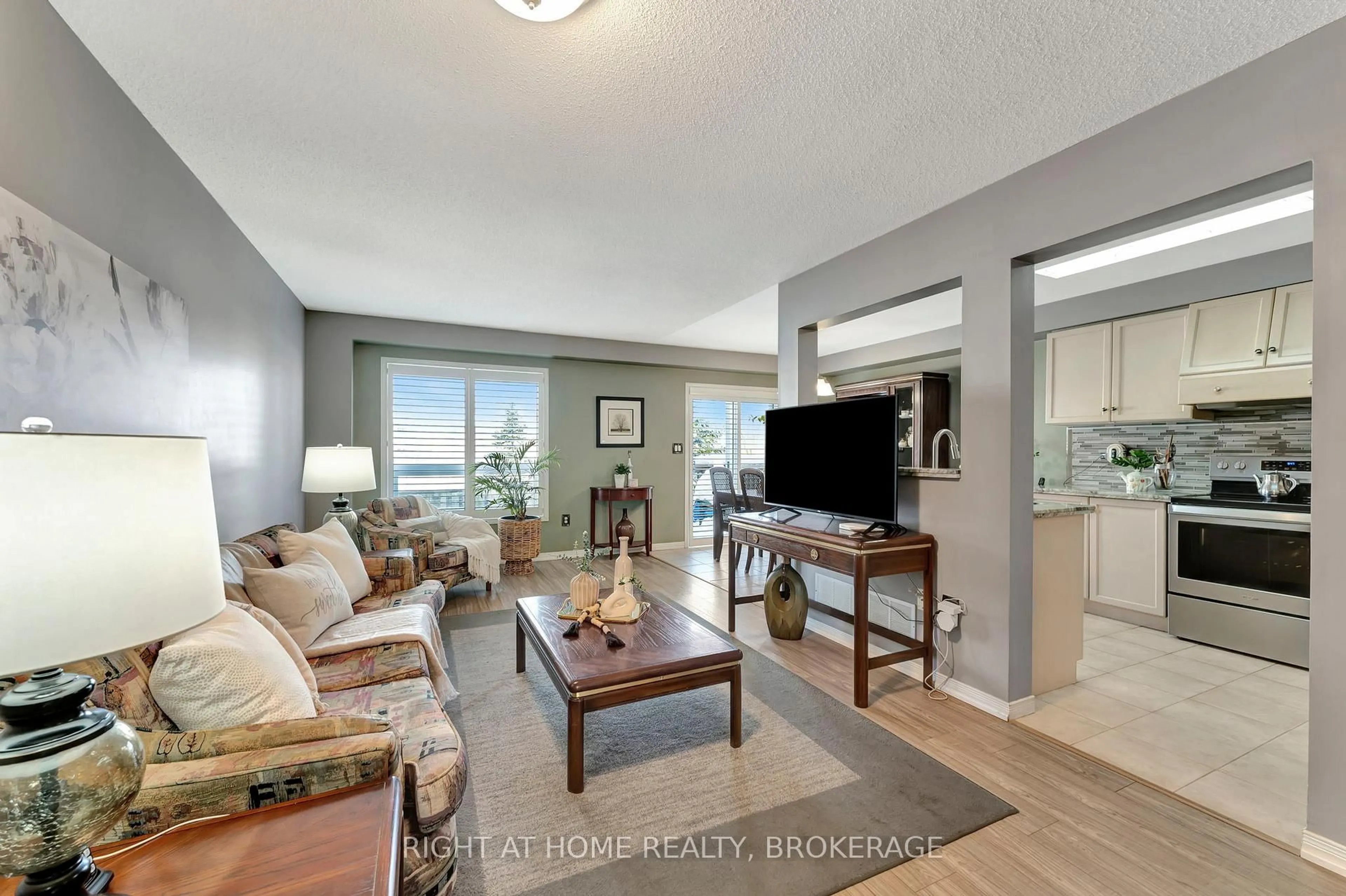 Living room with furniture, unknown for 485 Green Rd #33, Hamilton Ontario L8E 6A7