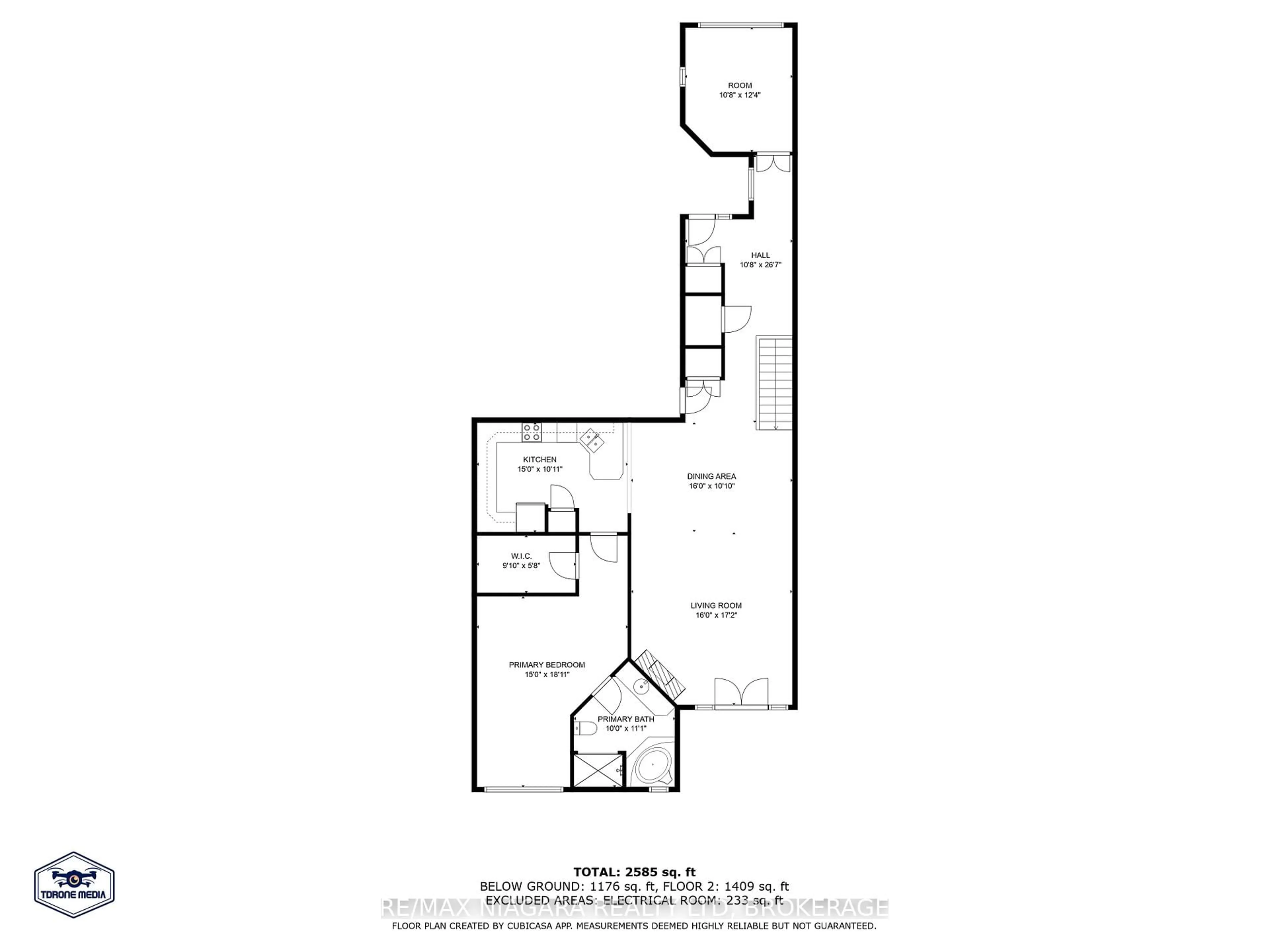 Floor plan for 2270 Stonehaven Ave, Niagara Falls Ontario L2J 4K1