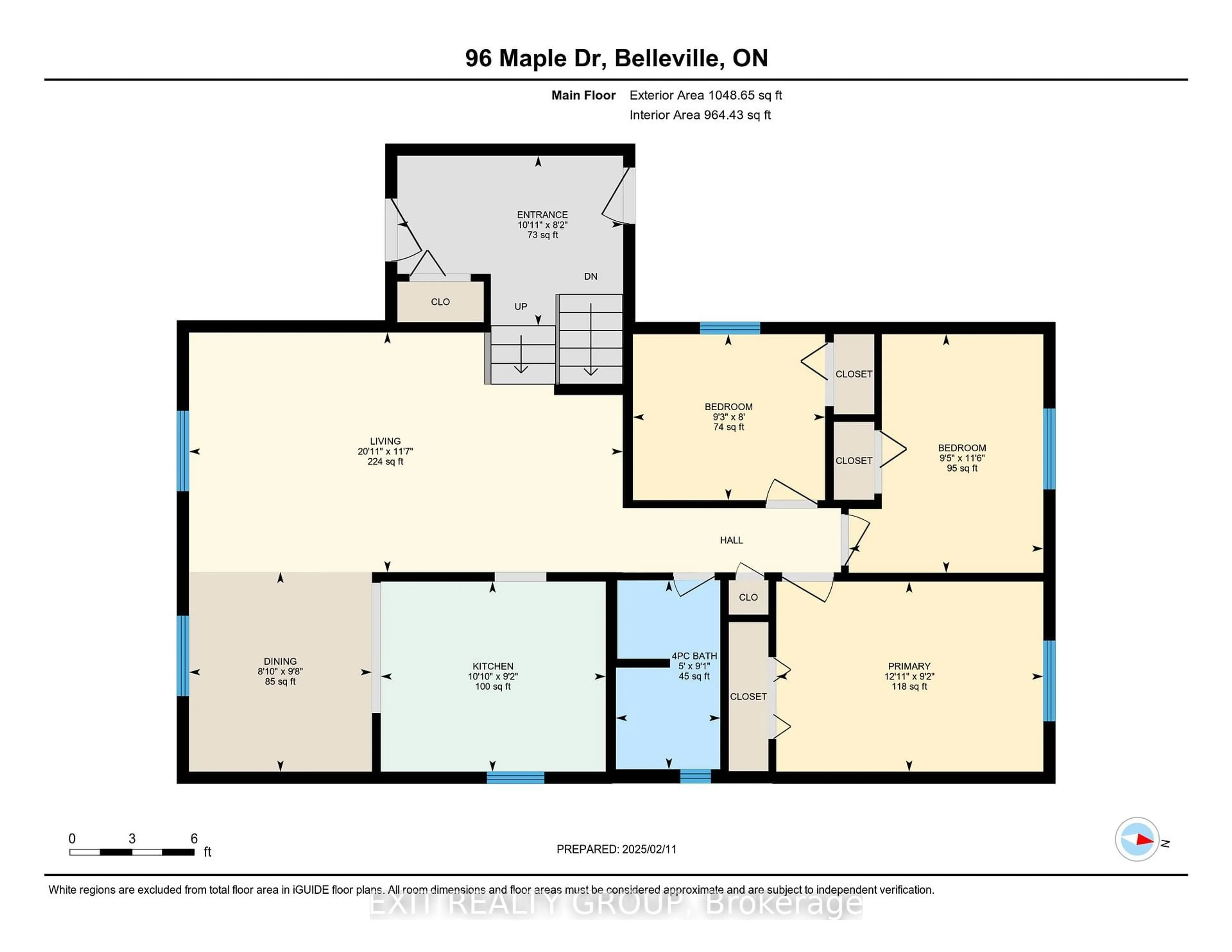 Floor plan for 96 Maple Dr, Belleville Ontario K8P 2R2
