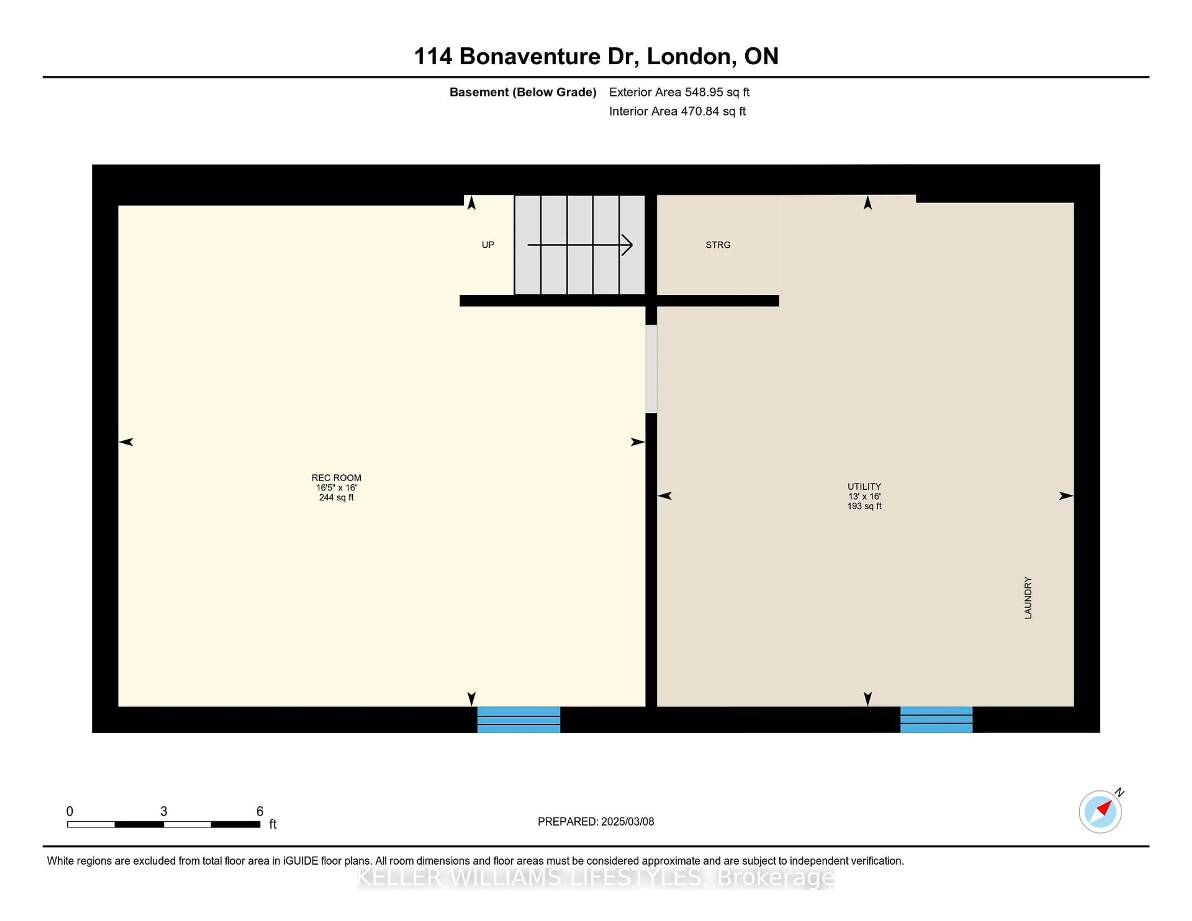 Floor plan for 114 Bonaventure Dr, London East Ontario N5V 4A7