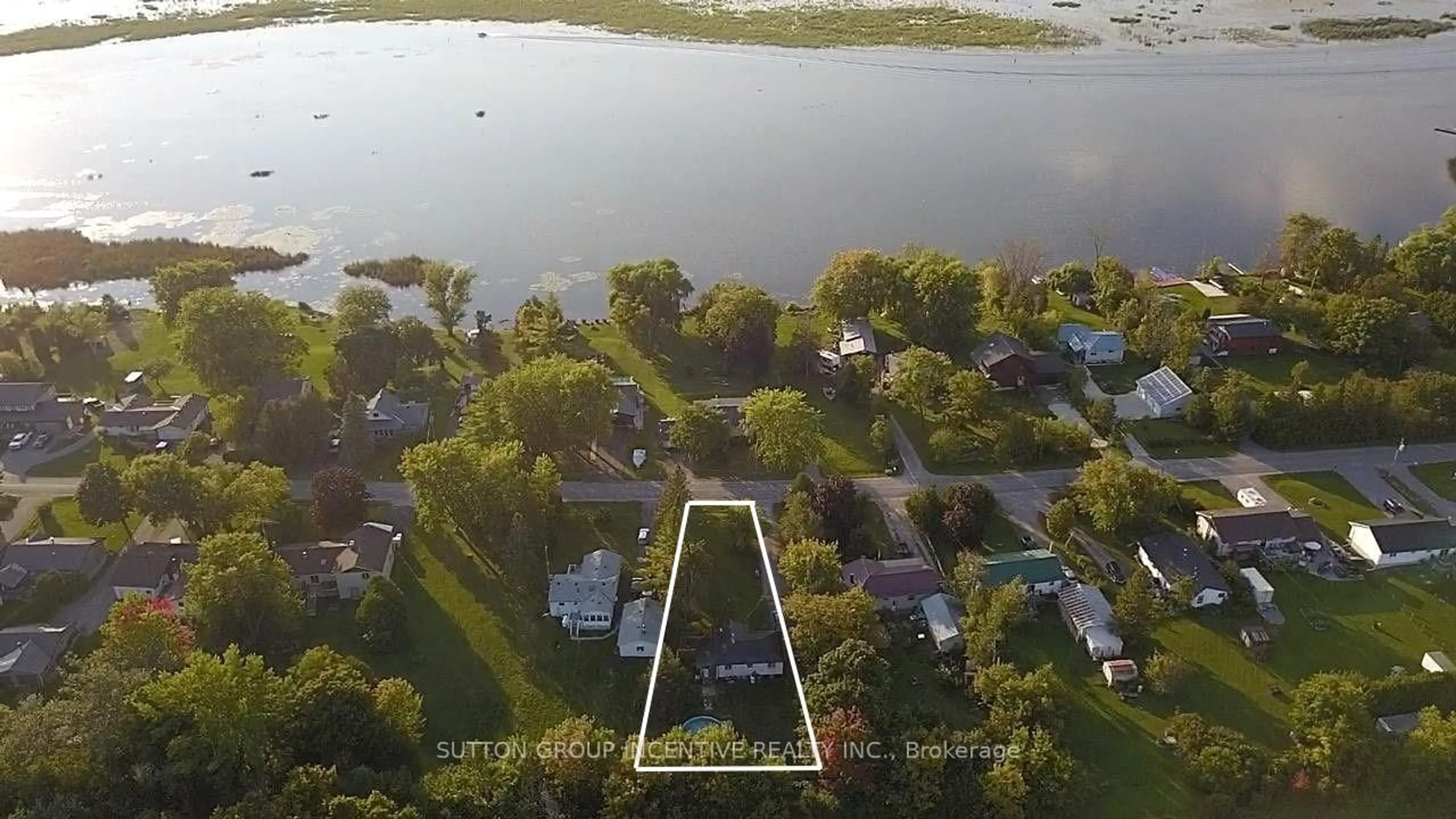 A pic from outside/outdoor area/front of a property/back of a property/a pic from drone, water/lake/river/ocean view for 26 Laird Dr, Kawartha Lakes Ontario K9V 4R6