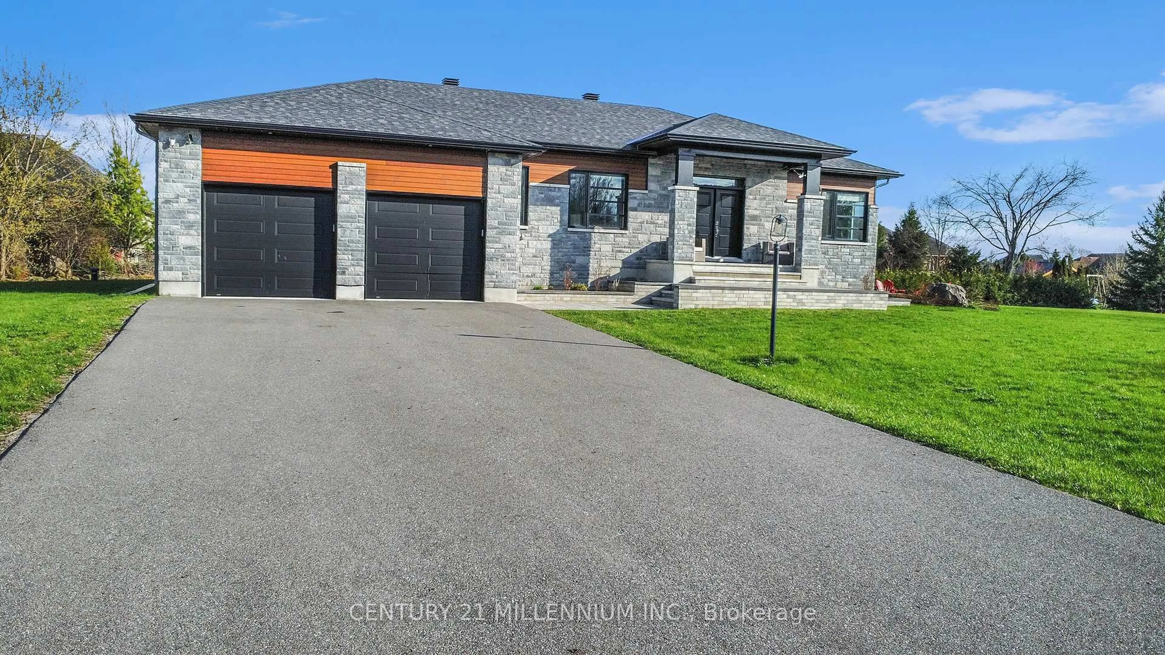 Home with brick exterior material, street for 6470 Apple Orchard Rd, Greely Ontario K4P 0B1