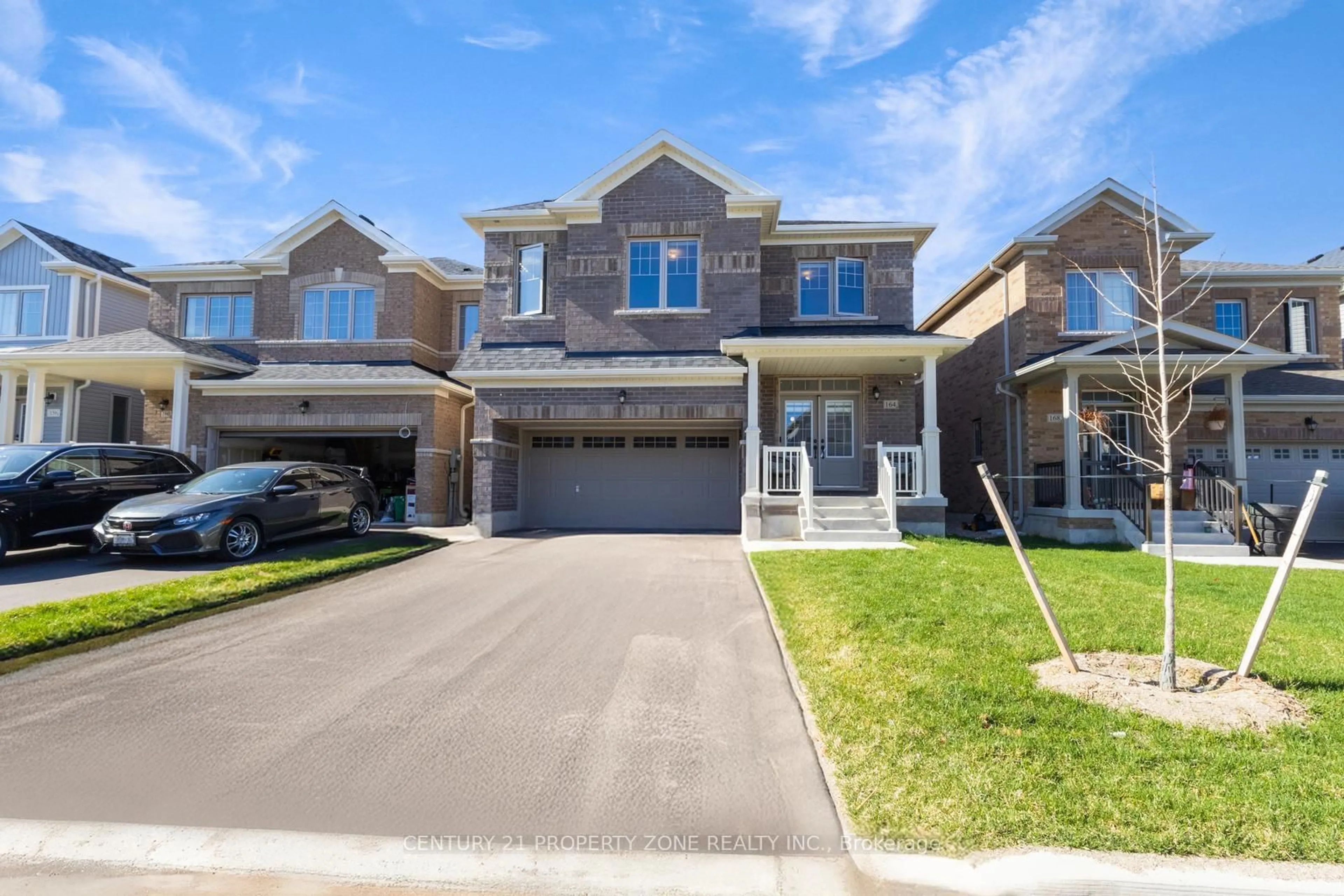 Home with brick exterior material, street for 164 limestone Lane, Shelburne Ontario L9V 3Y3