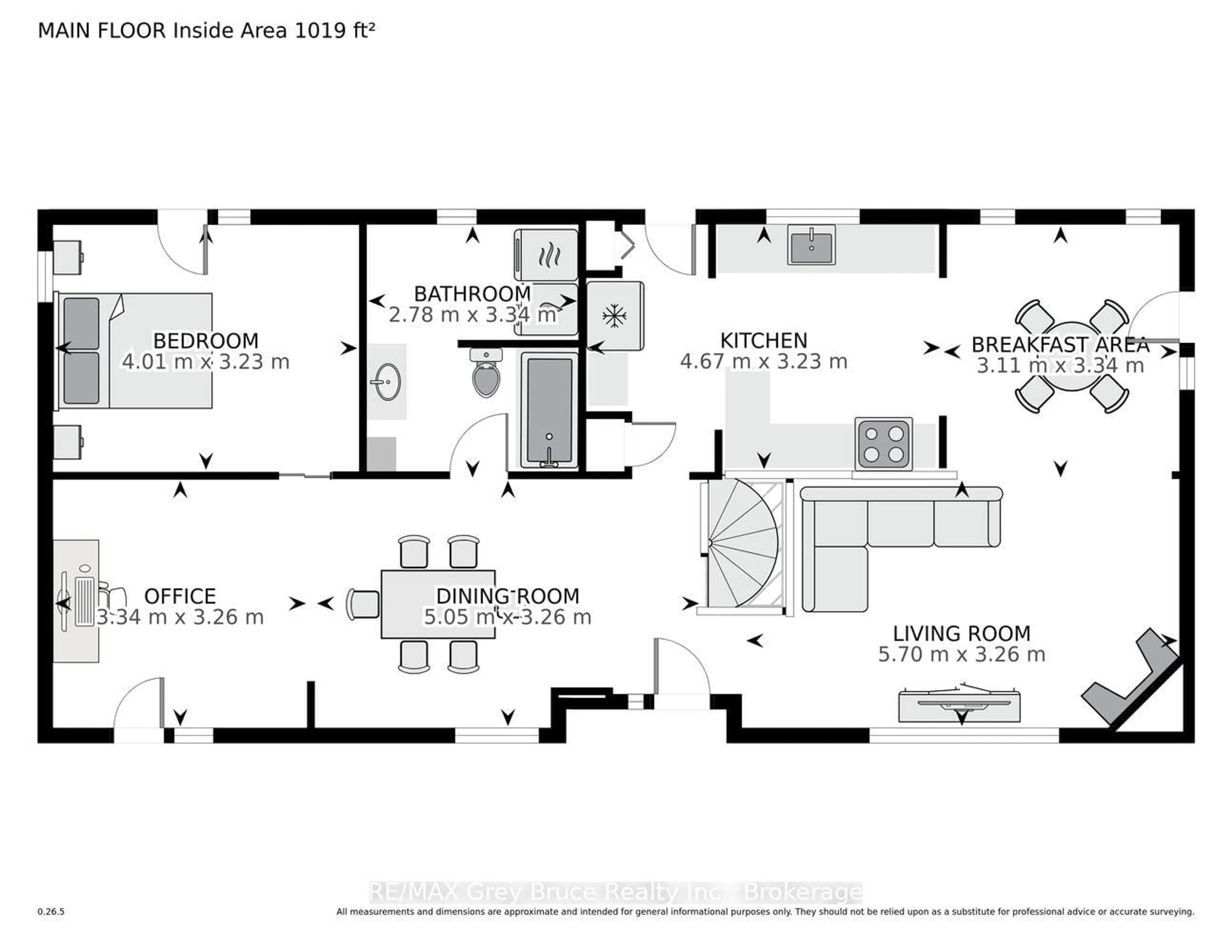Floor plan for 106 Elder Lane, Chatsworth Ontario N0H 1G0