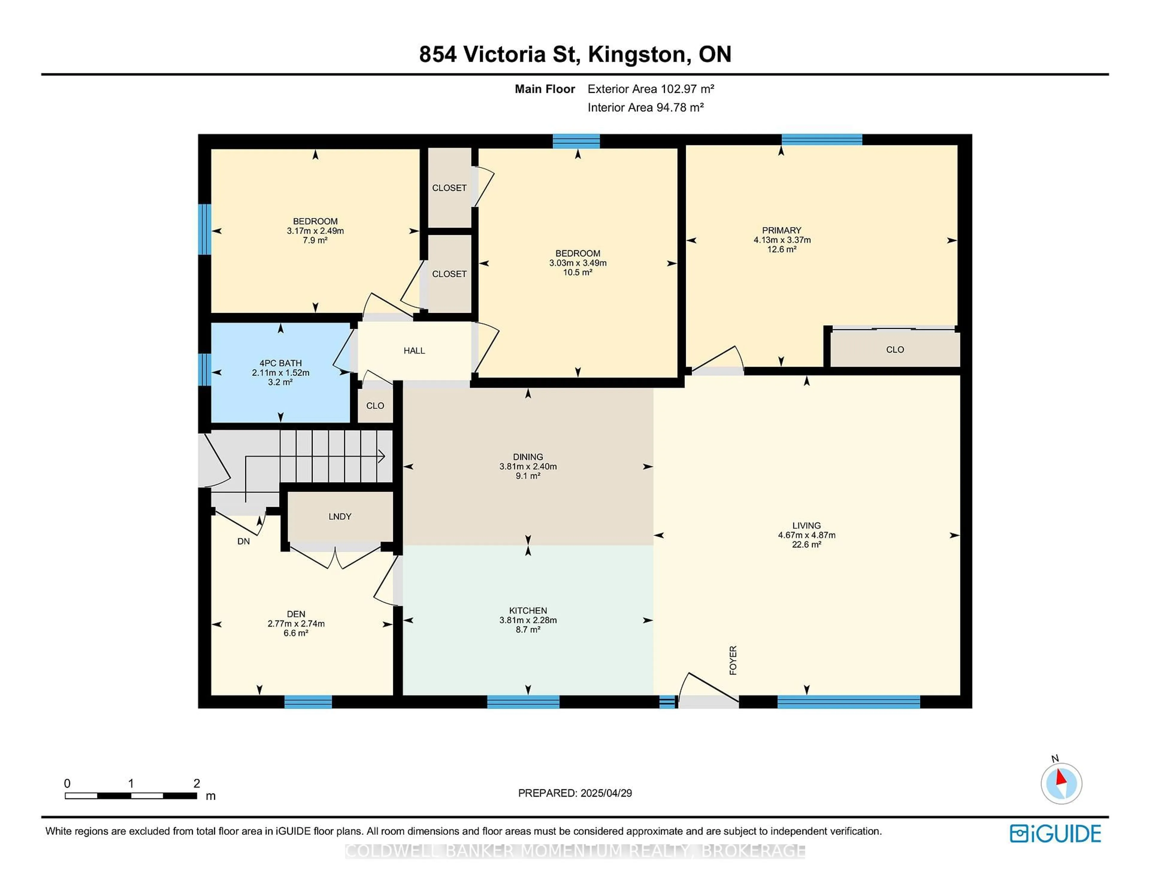 Floor plan for 854 Victoria St, Kingston Ontario K7K 4T7