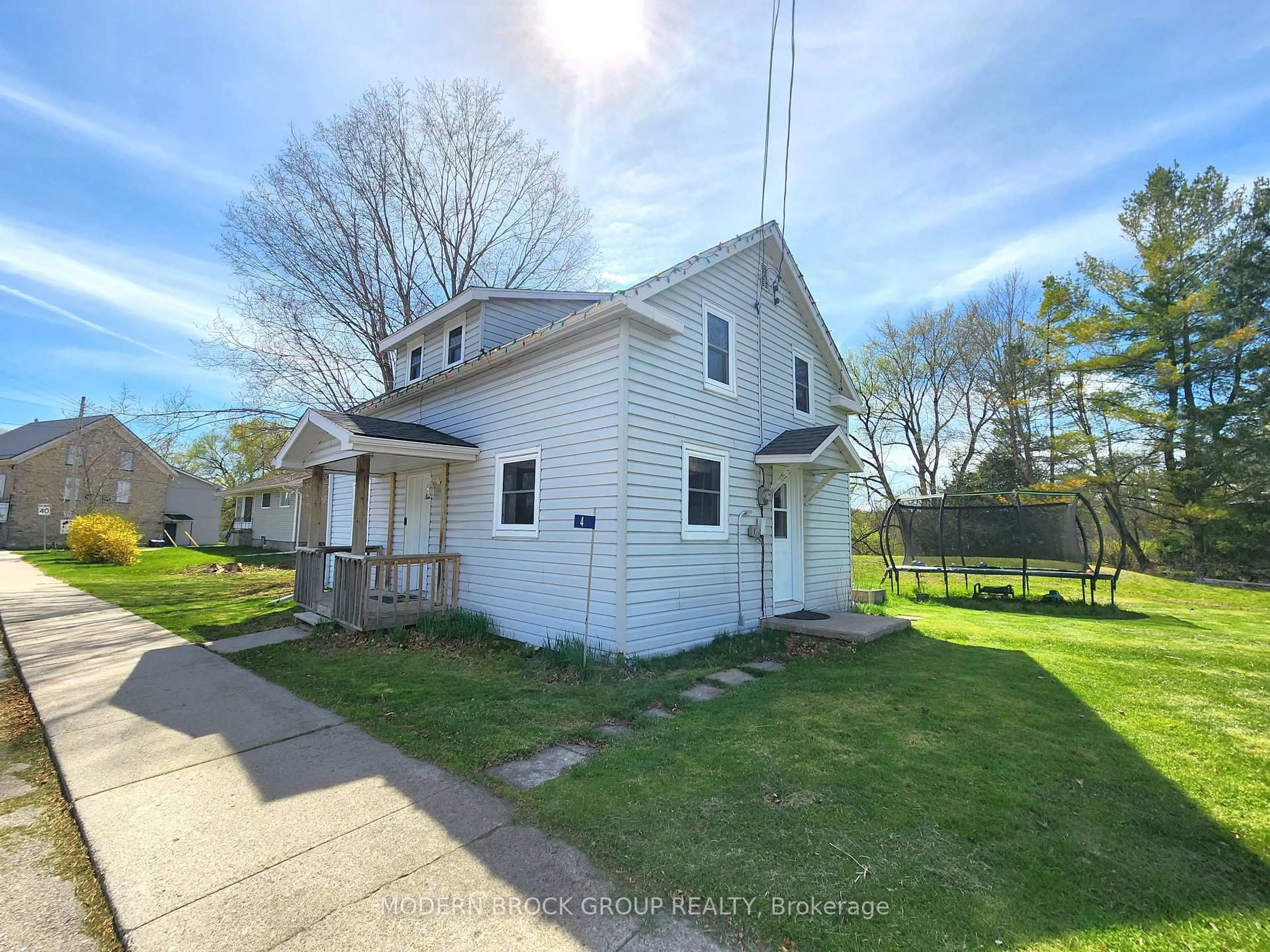A pic from outside/outdoor area/front of a property/back of a property/a pic from drone, street for 4 Main St, Elizabethtown-Kitley Ontario K0E 1M0