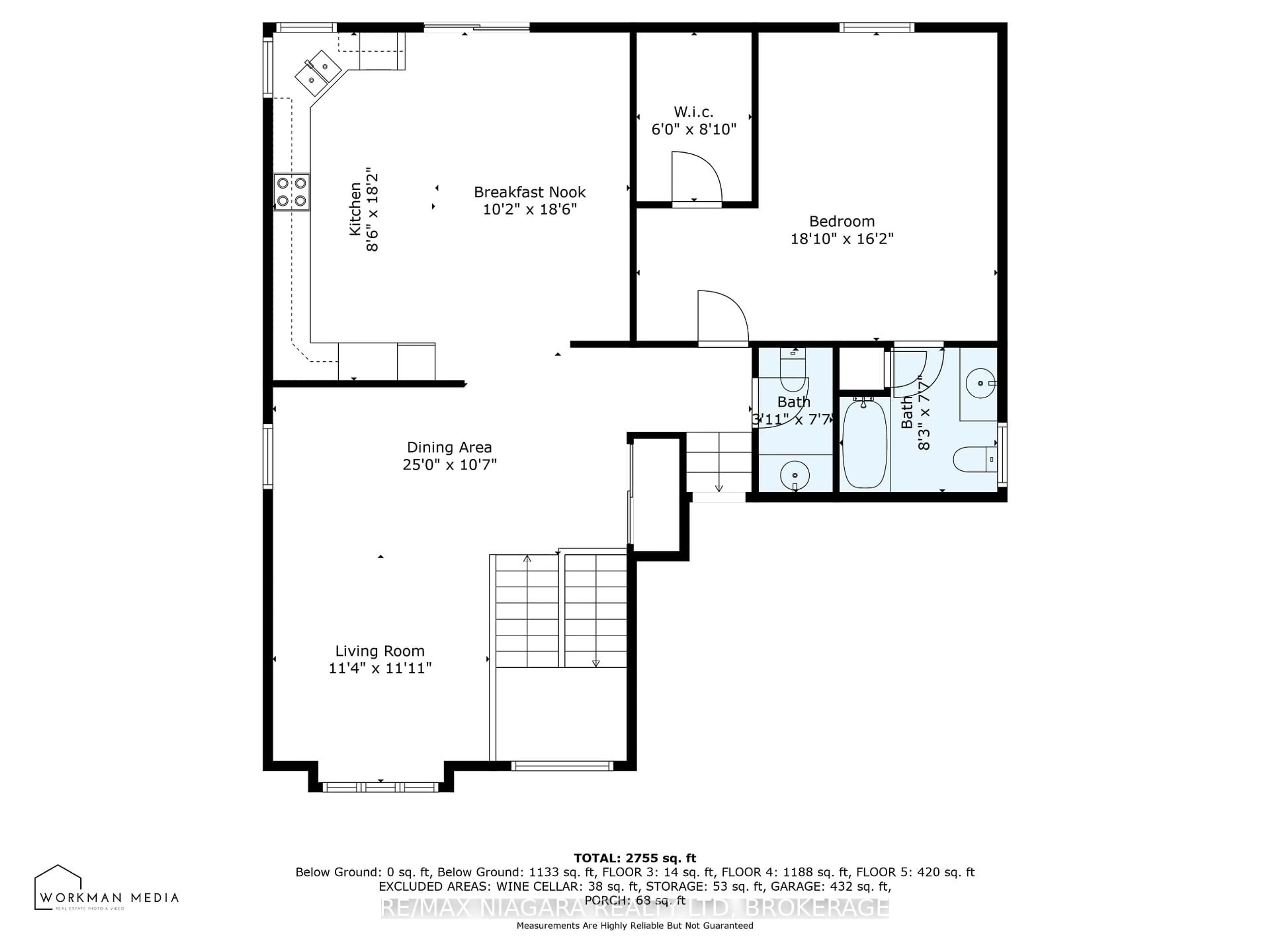 Floor plan for 8052 Beaverton Blvd, Niagara Falls Ontario L2H 3M5