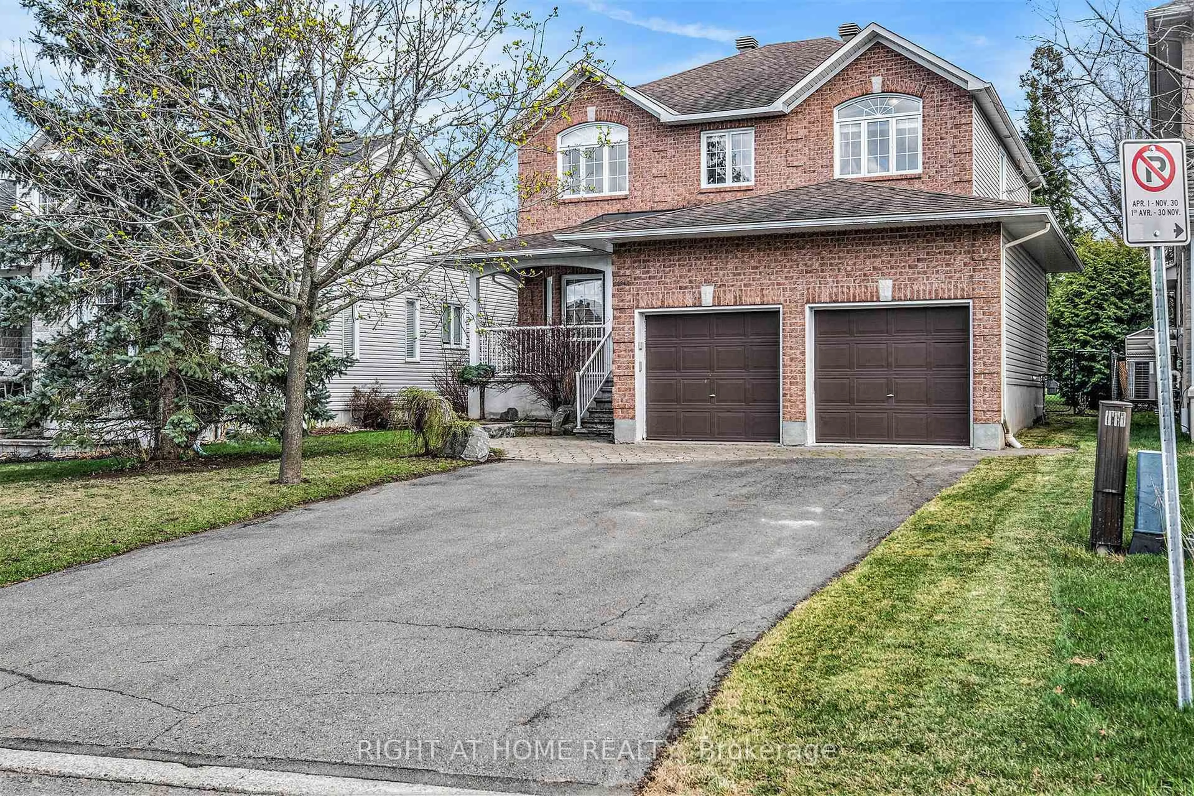 Home with brick exterior material, street for 6884 B Edgar Brault St, Orleans Ontario K1C 1L7